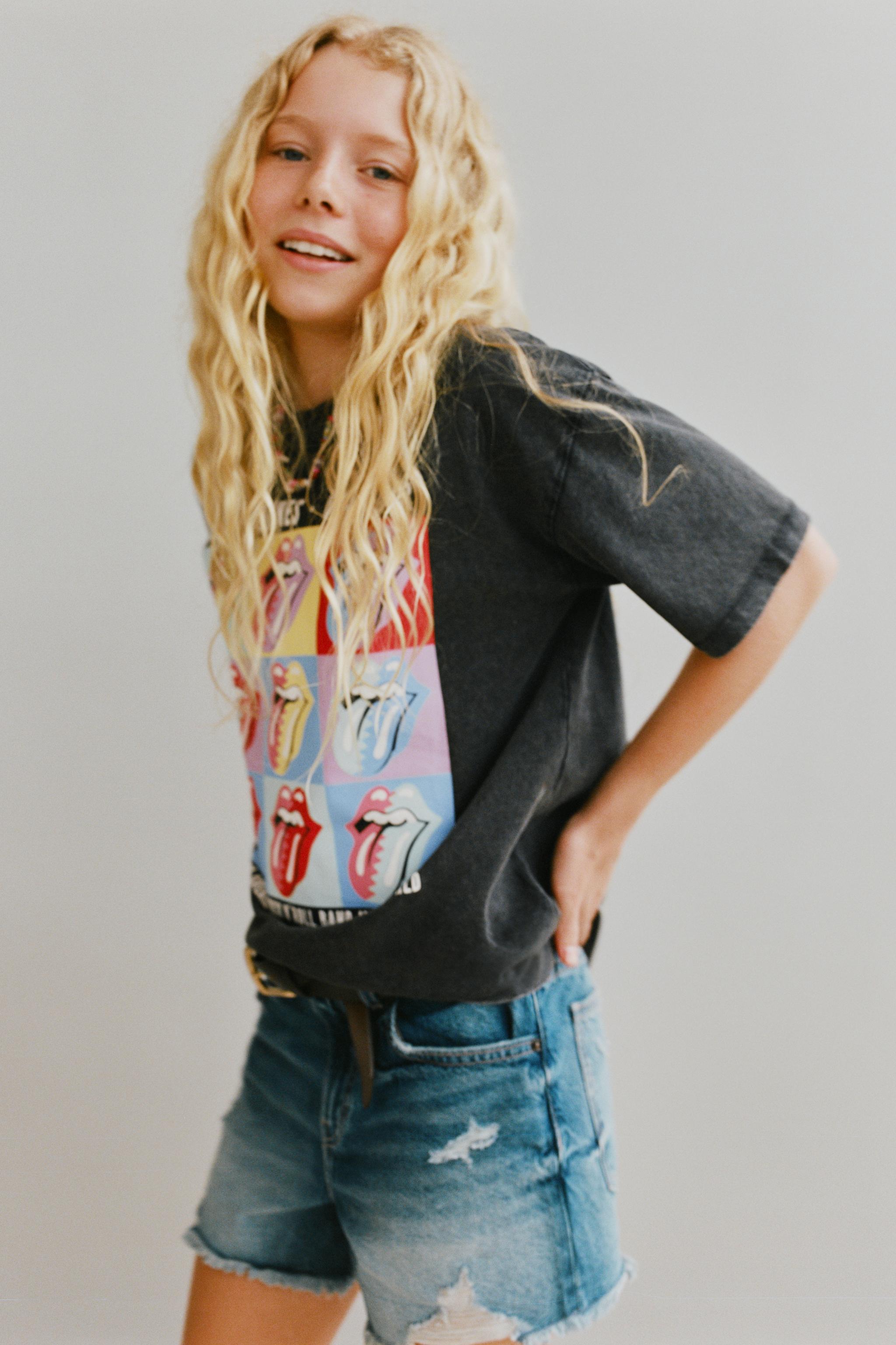 ROLLING STONES © WASHED EFFECT T-SHIRT