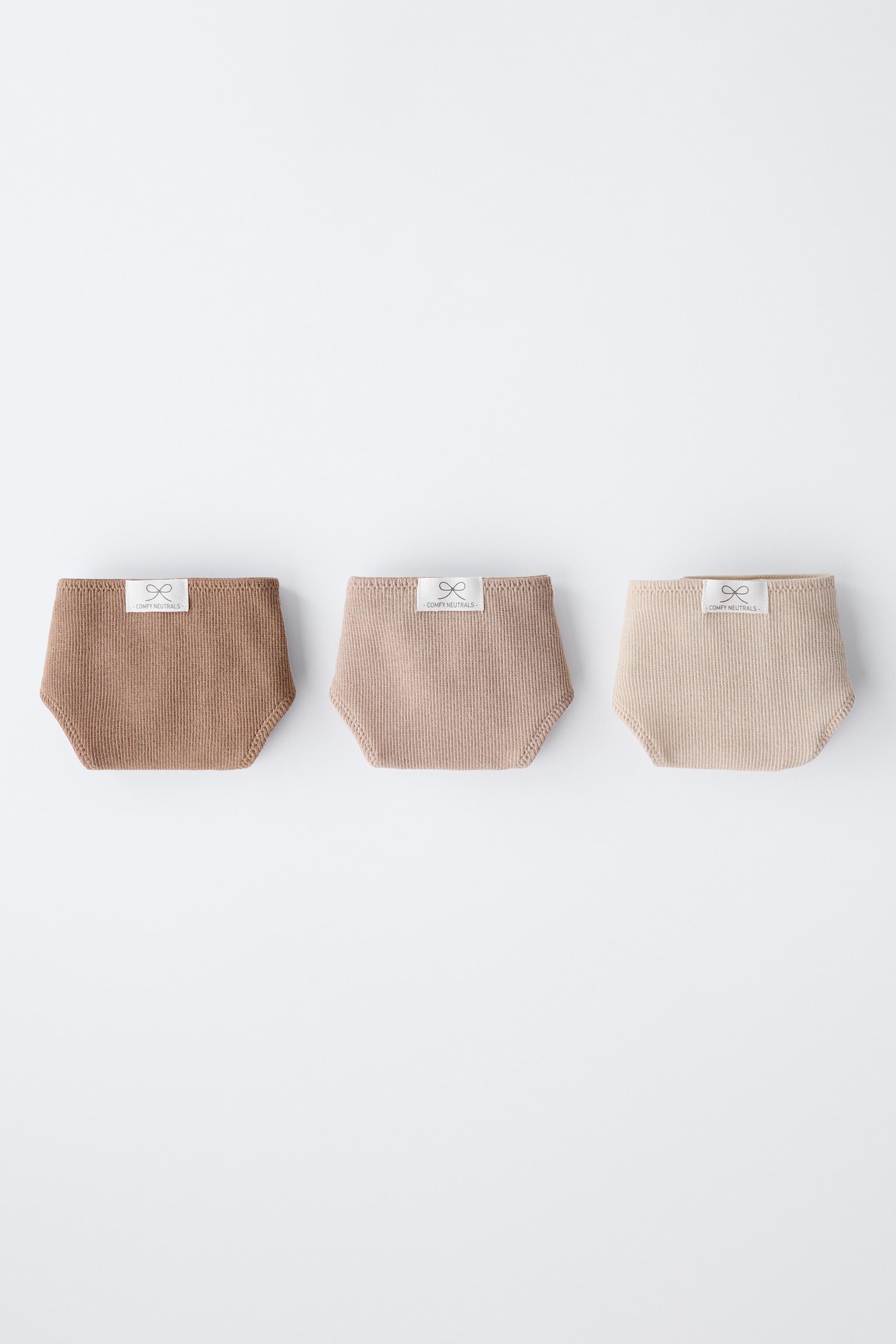 AGES 6-14/ THREE-PACK OF RIBBED BRIEFS WITH LABEL