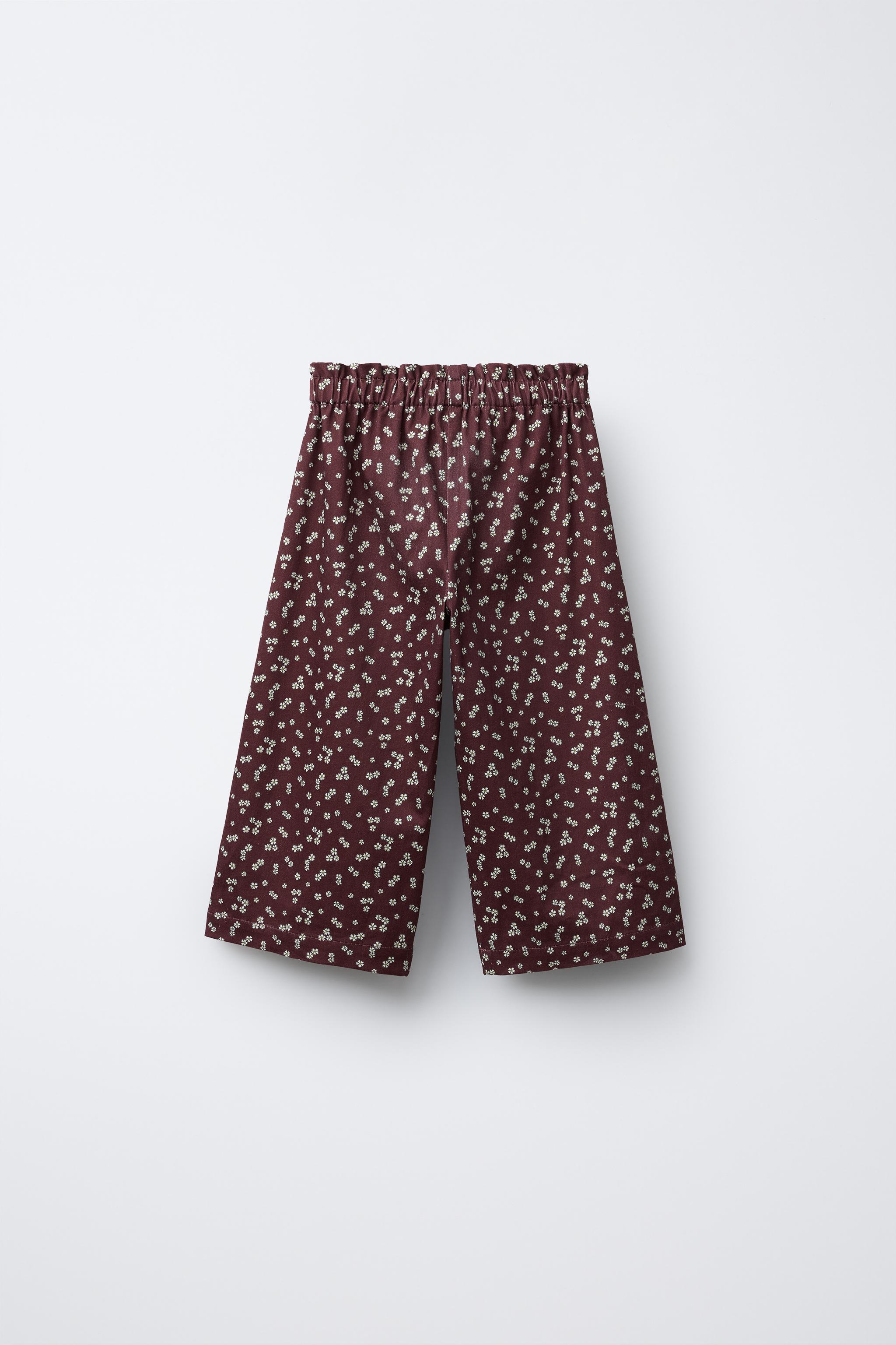 FLORAL PRINT PANTS