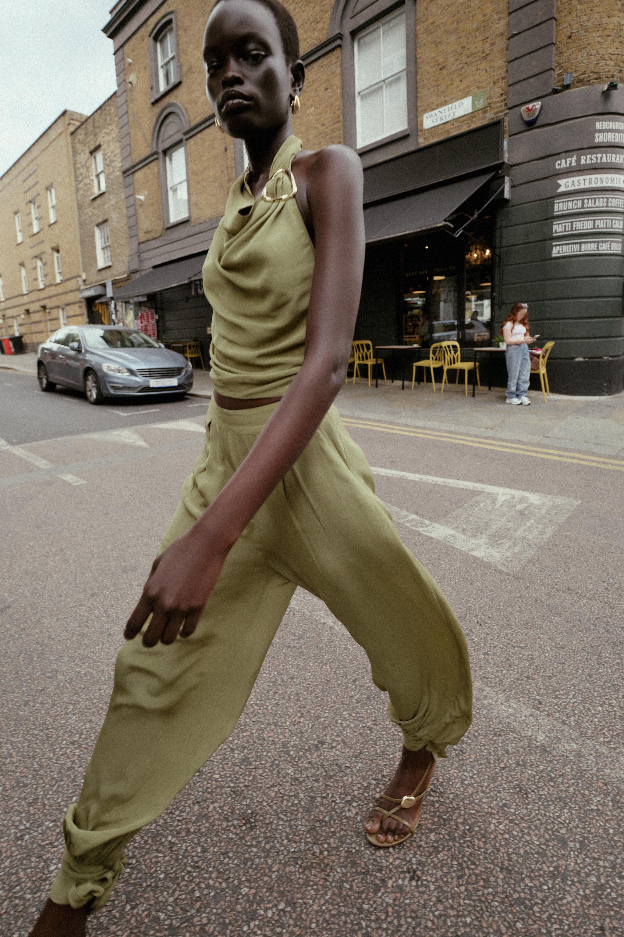 CUFFED BALLOON PANTS