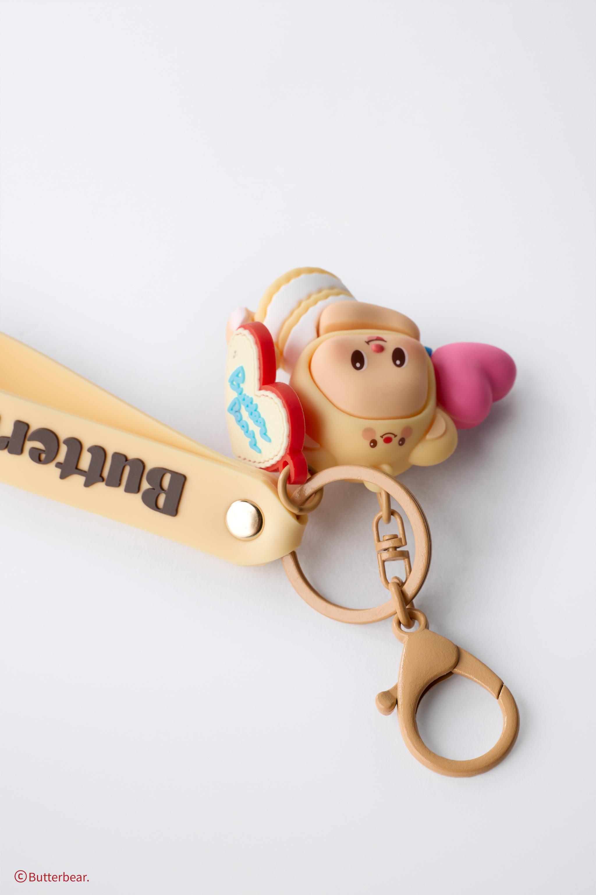 BUTTERBEAR © TEDDY BEAR KEYCHAIN