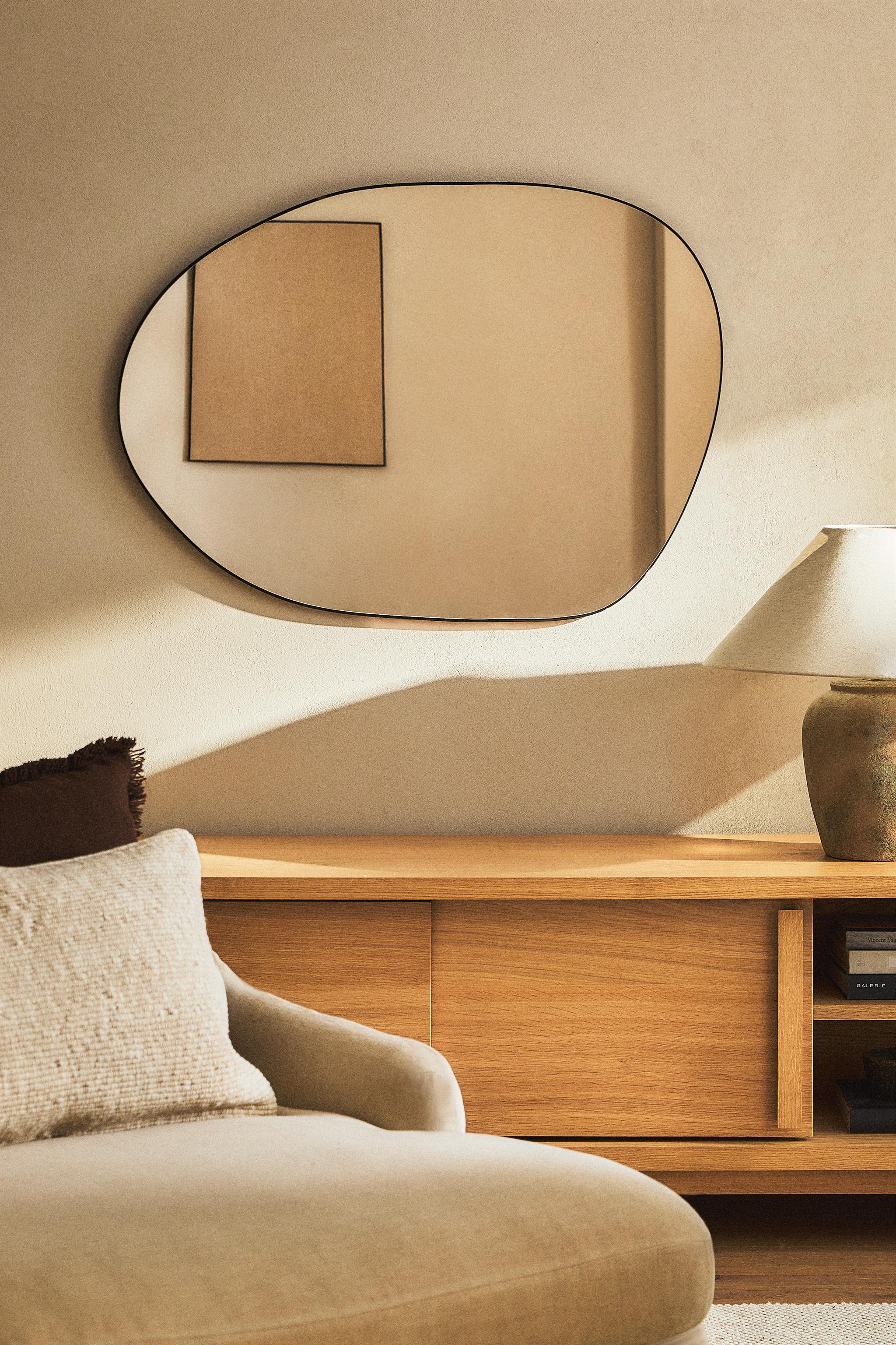 LARGE ASYMMETRIC WALL MIRROR