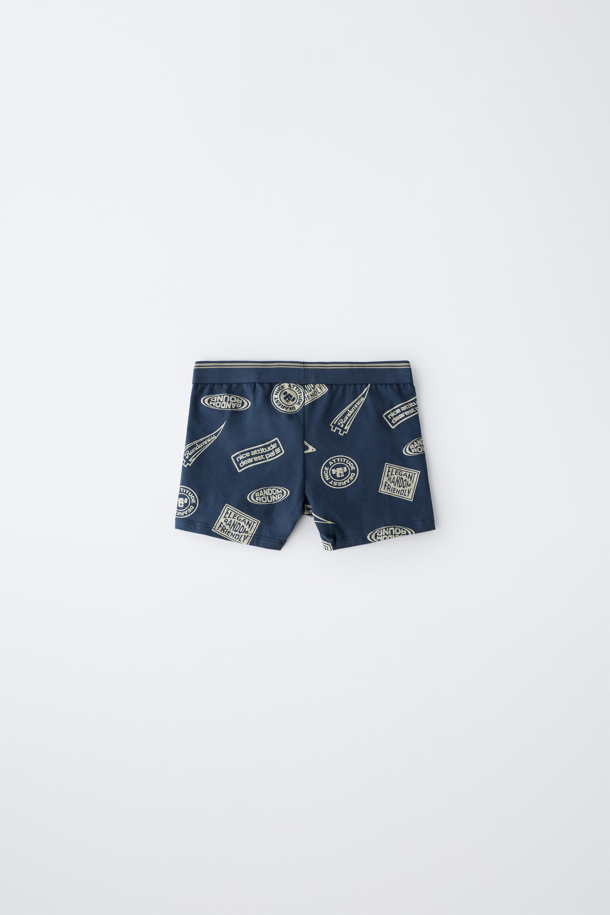 AGES 6-14/ FIVE-PACK OF PRINTED BOXERS