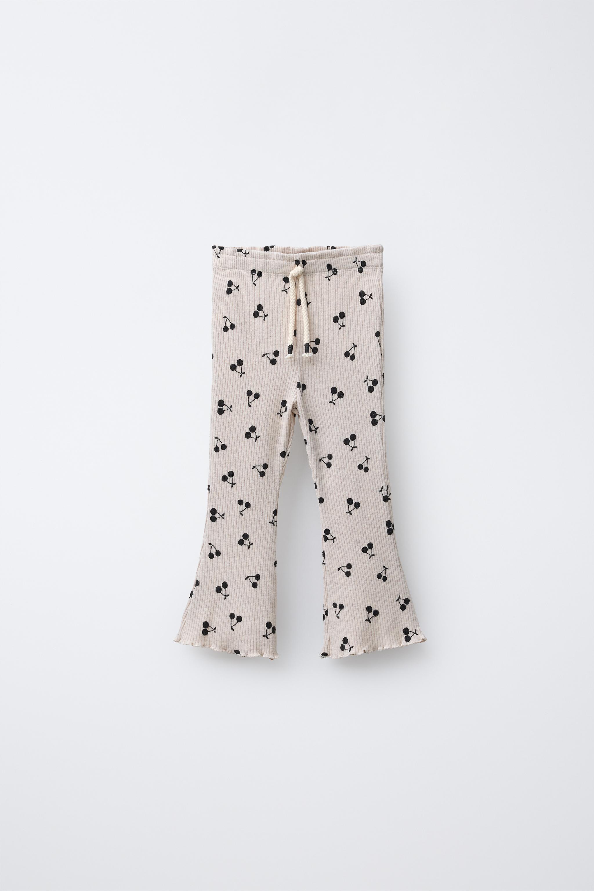 PRINTED SOFT FLARE PANTS