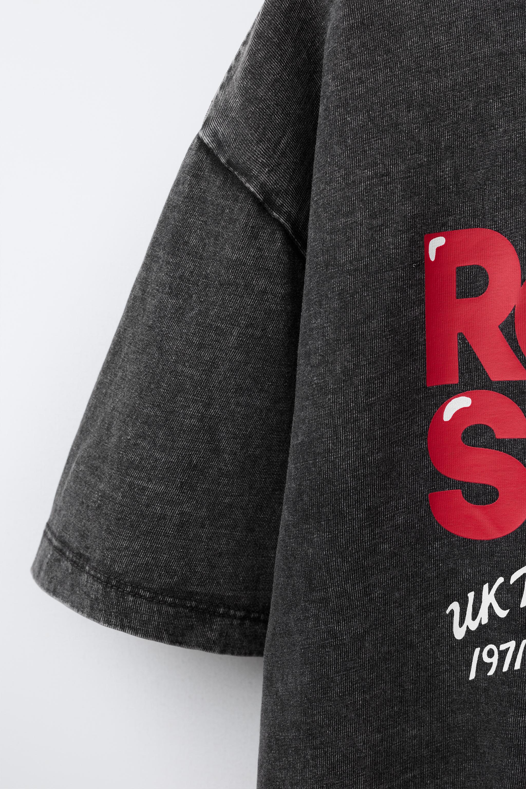 WASHED EFFECT ROLLING STONES © T-SHIRT