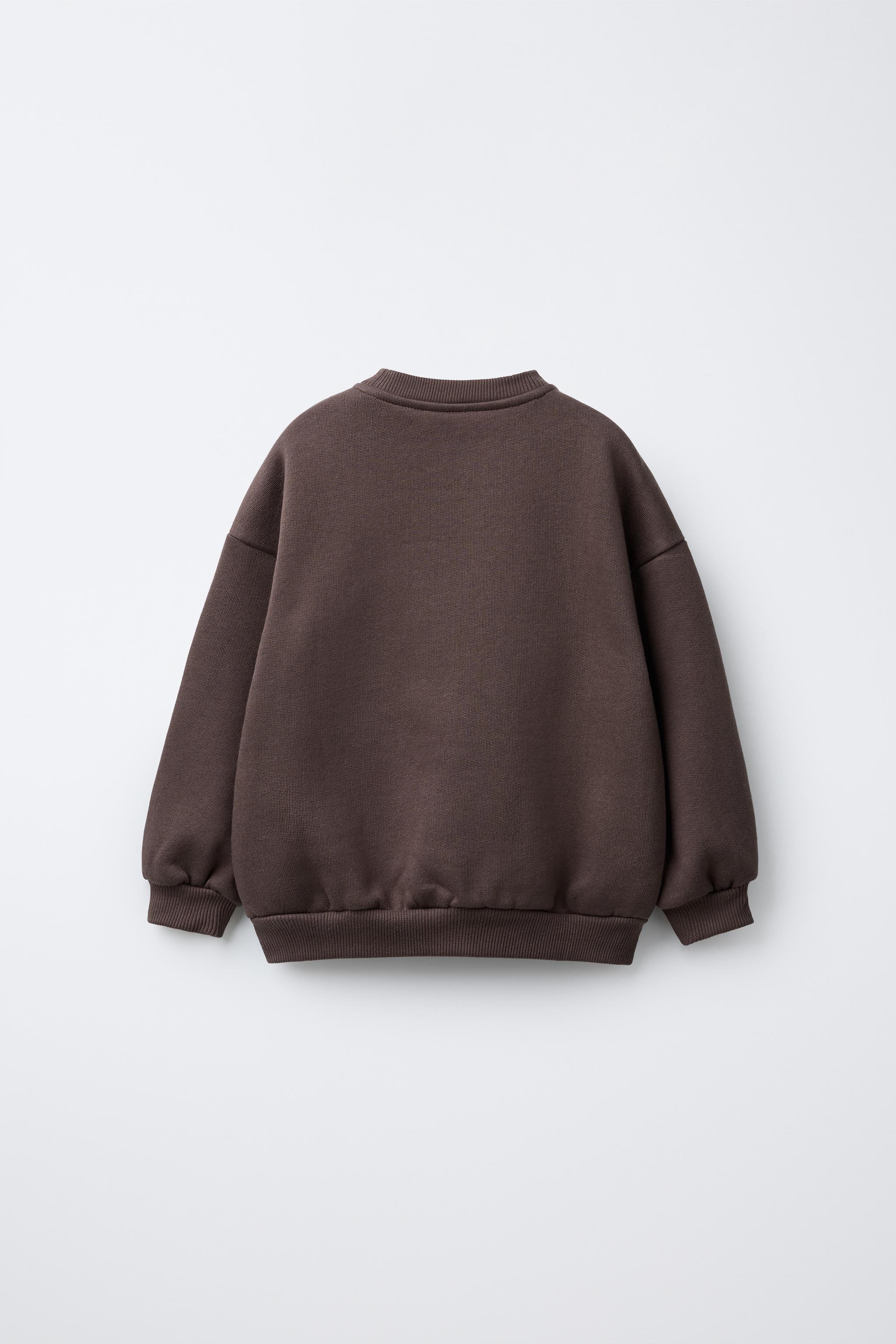 BEAR PRINT SWEATSHIRT