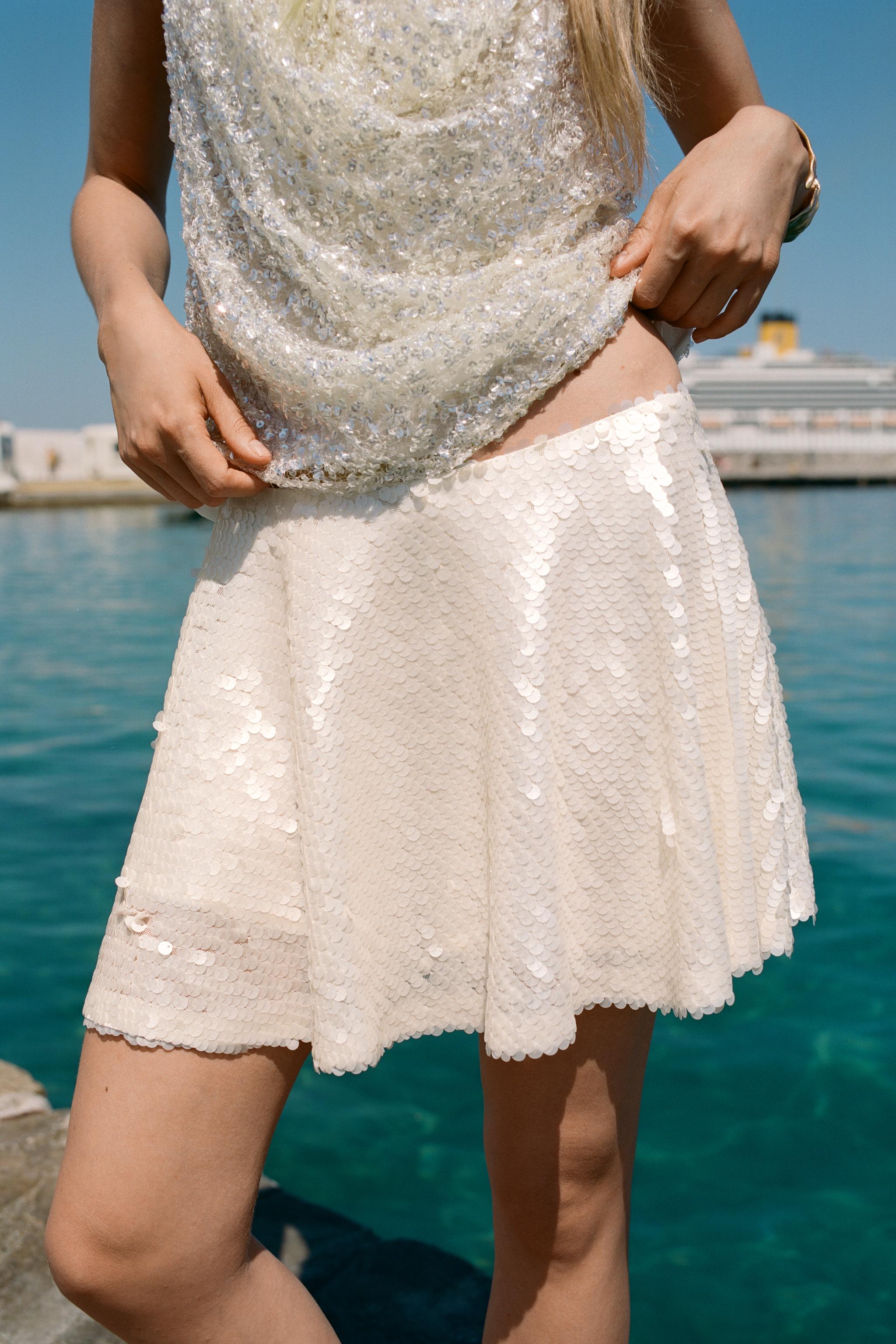 SEQUIN MINI SKORT