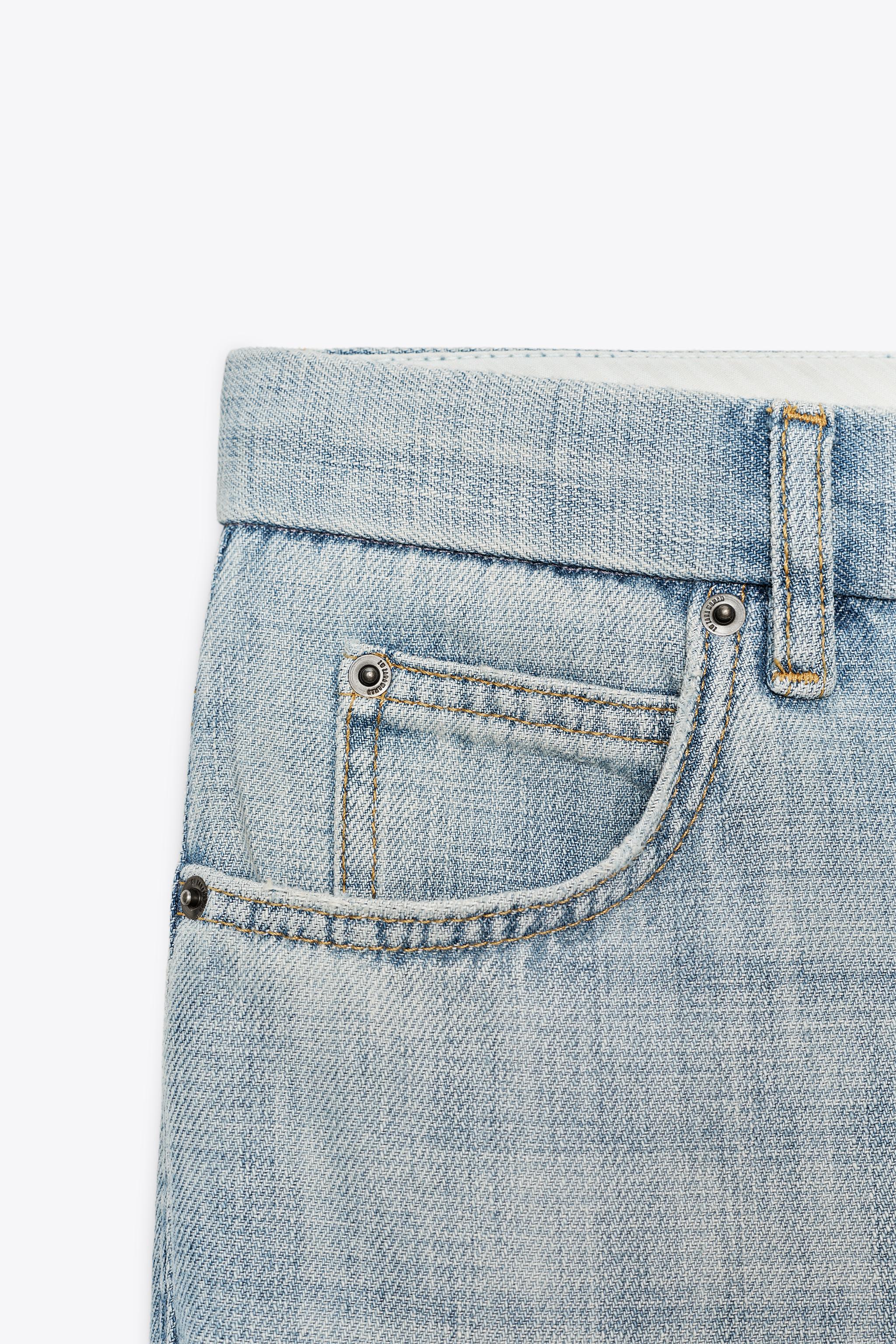 ZW COLLECTION LOW RISE FLARE JEANS