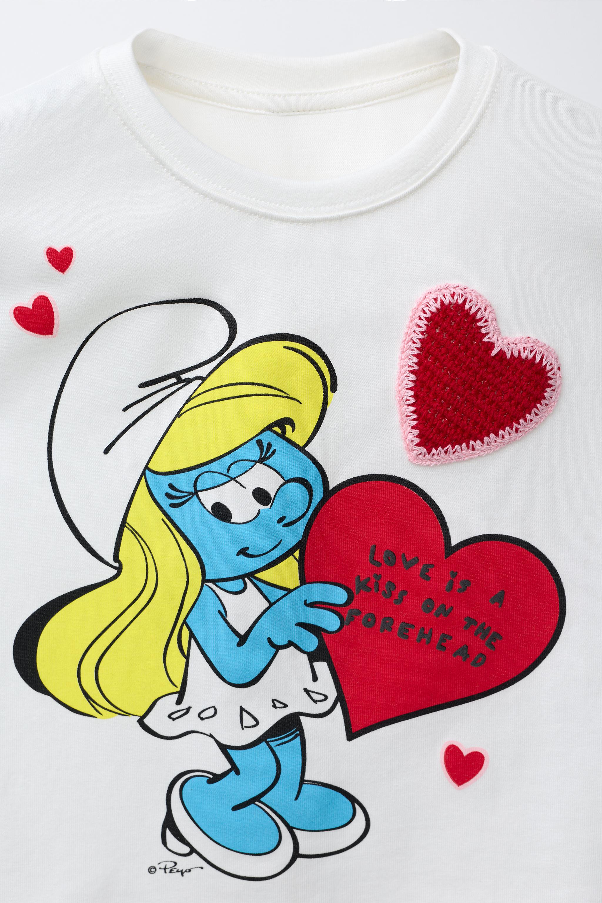 THE SMURFS ™ PRINTED T-SHIRT
