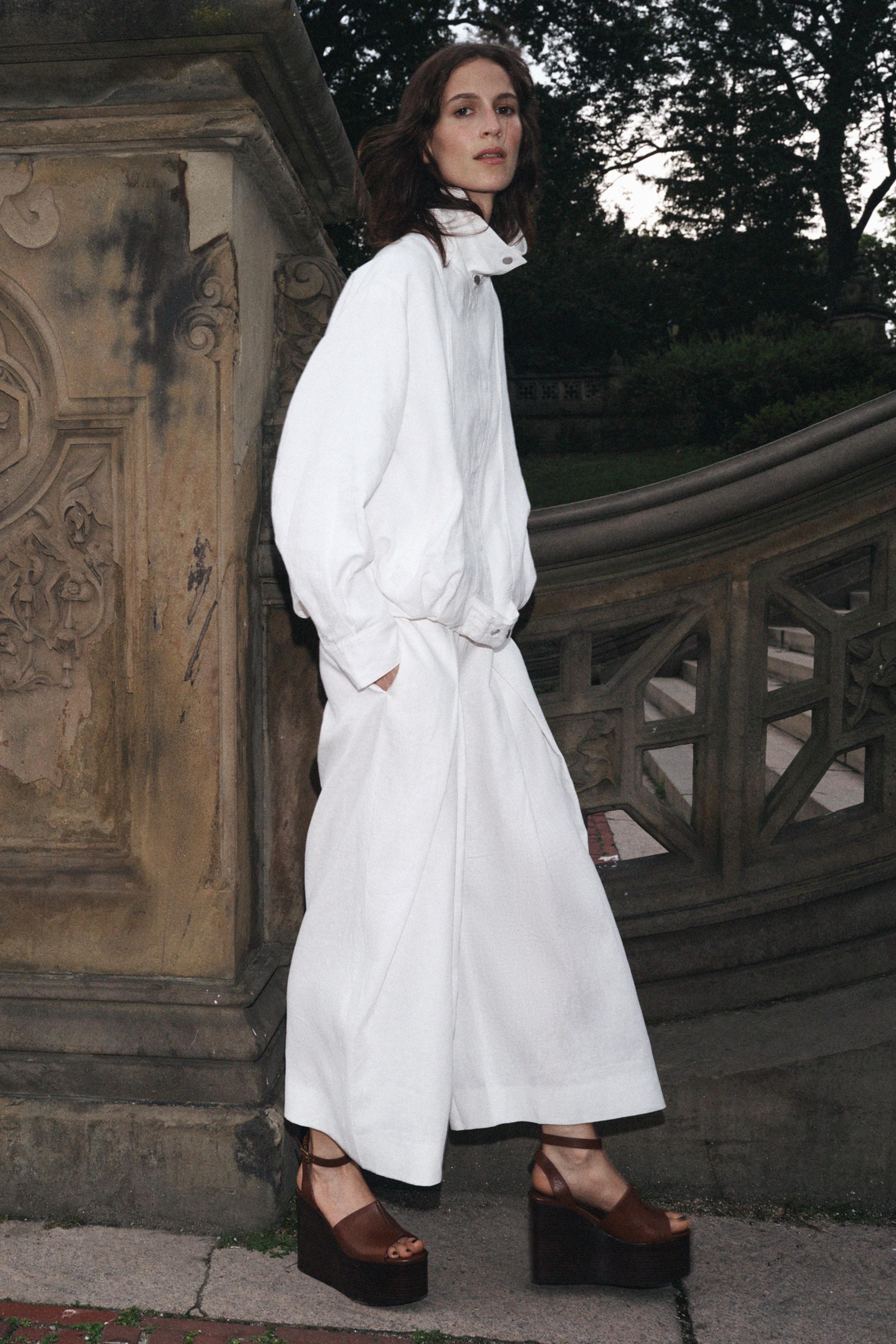 100% LINEN BOMBER JACKET ZW COLLECTION