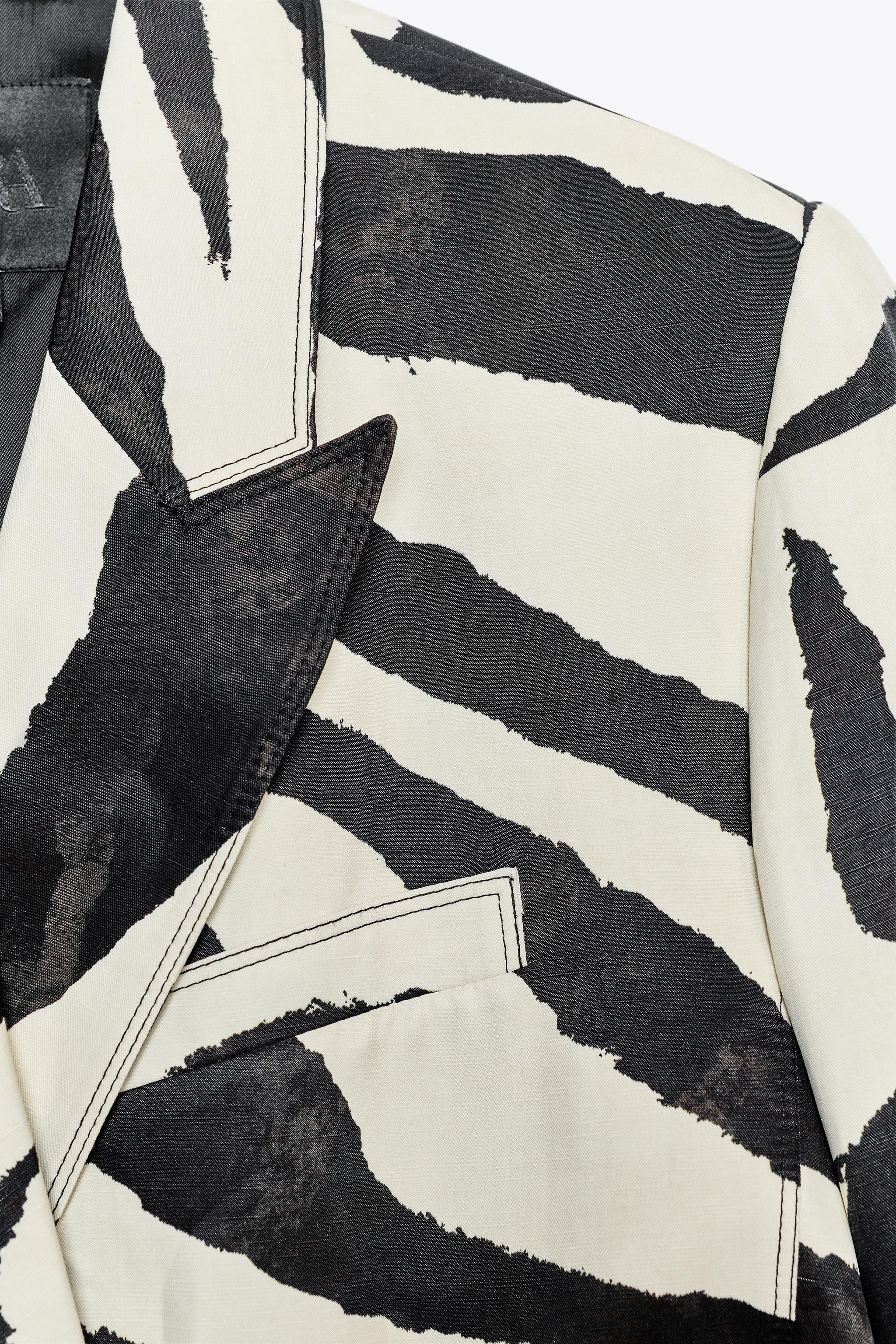 ZW COLLECTION ANIMAL PRINT BLAZER