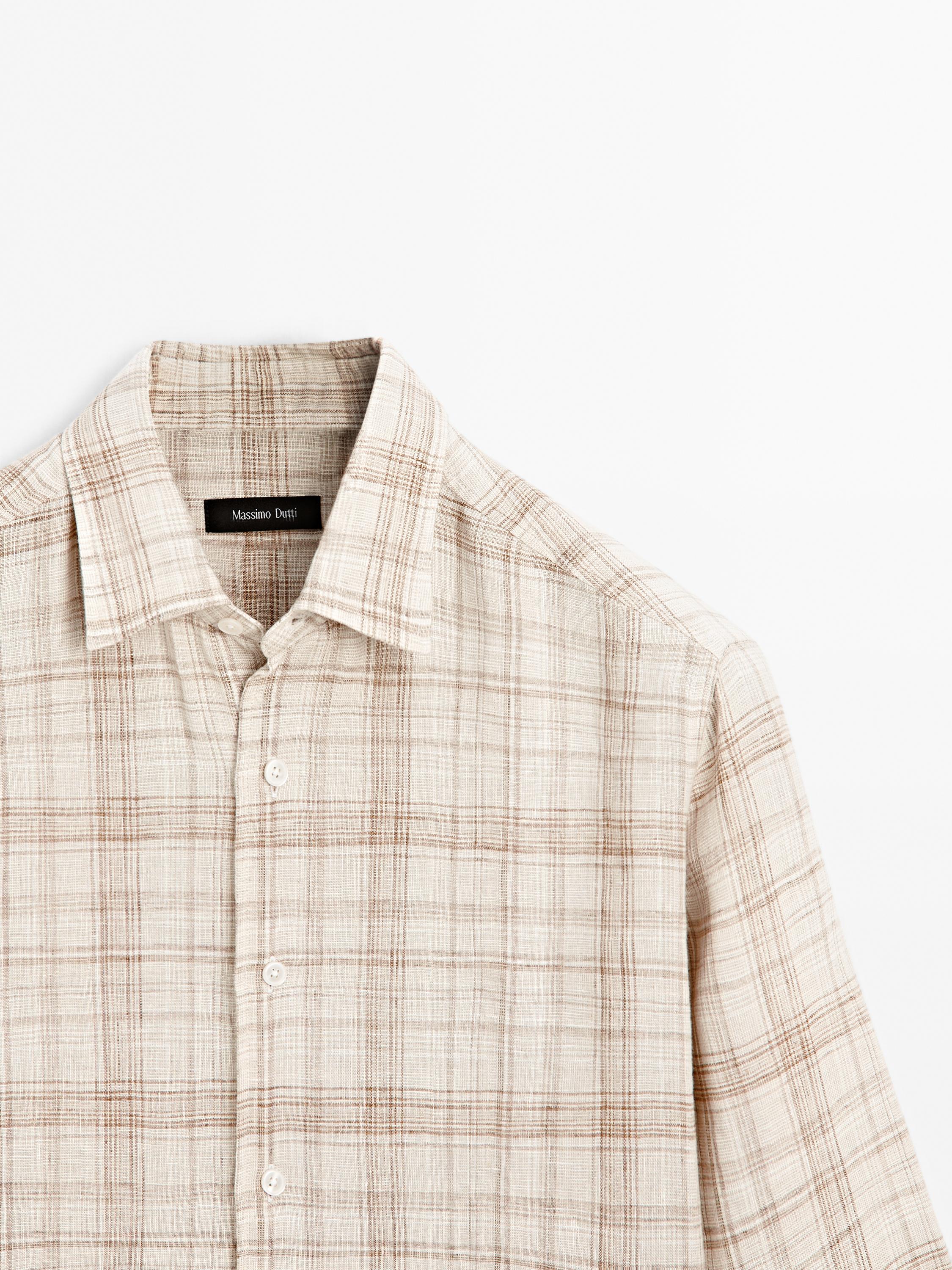 Regular fit check shirt