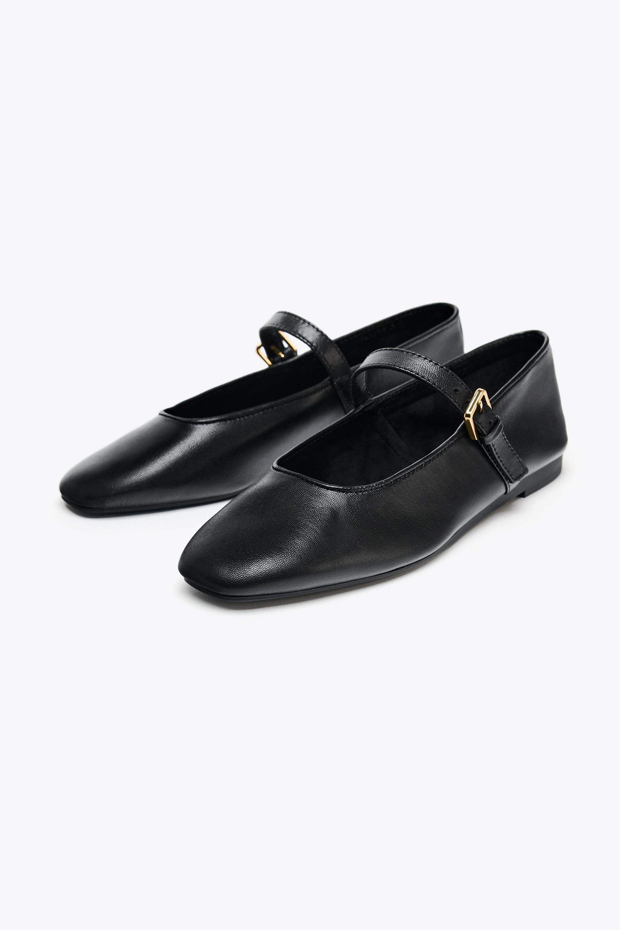 LEATHER BALLET FLATS 50TH ANNIVERSARY