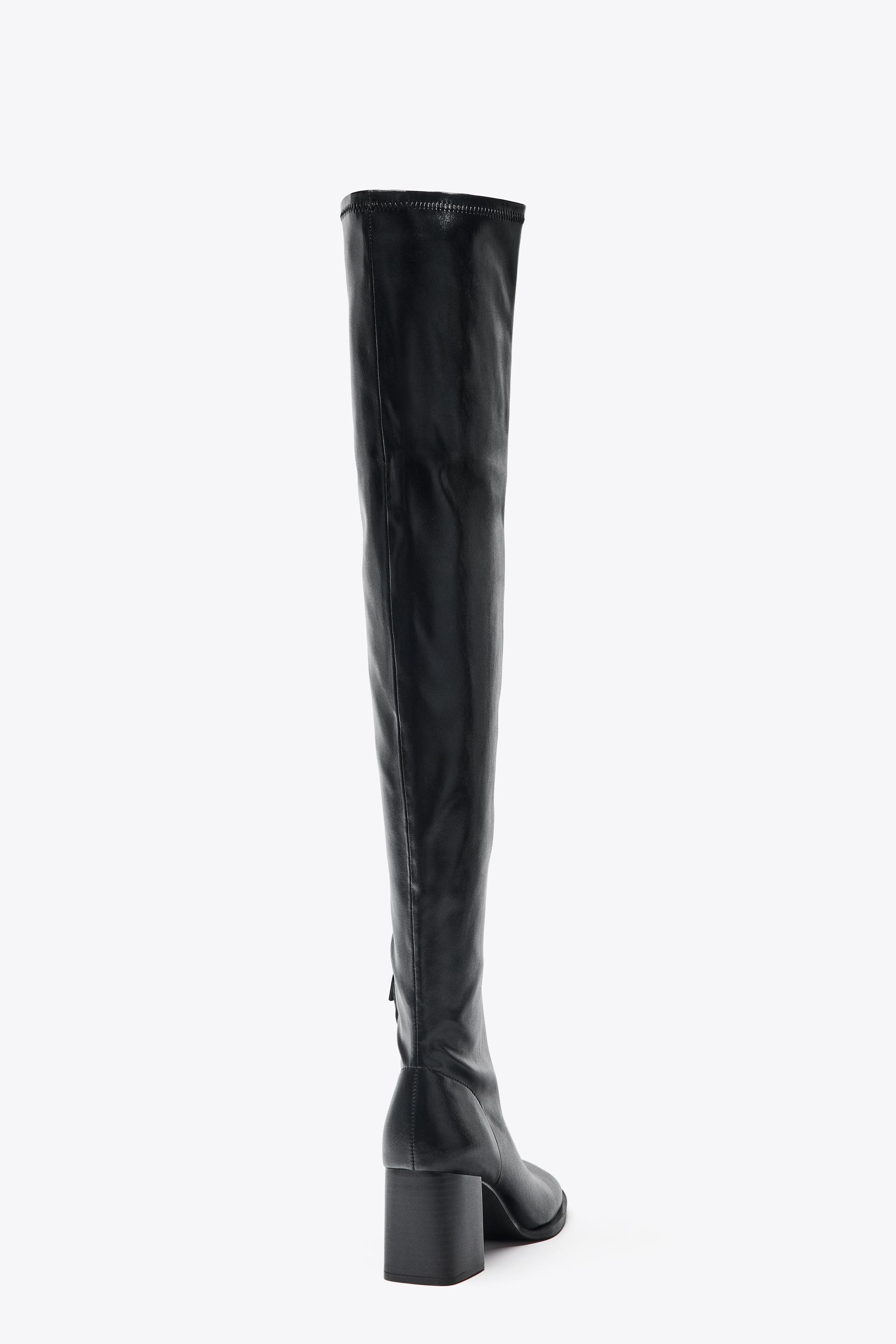 HIGH SHAFT HEELED BOOTS