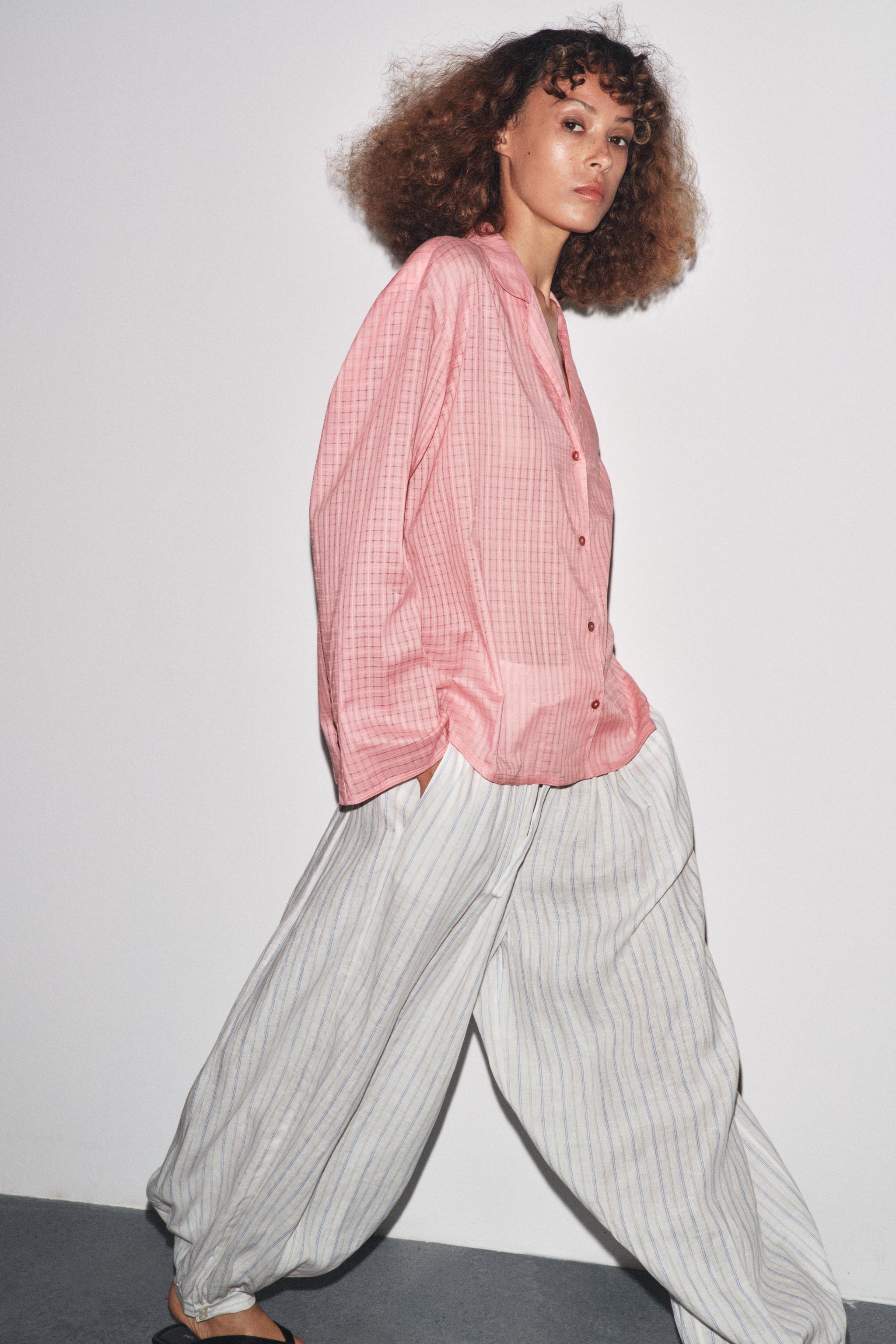 ZW COLLECTION PLAID PAJAMA SHIRT