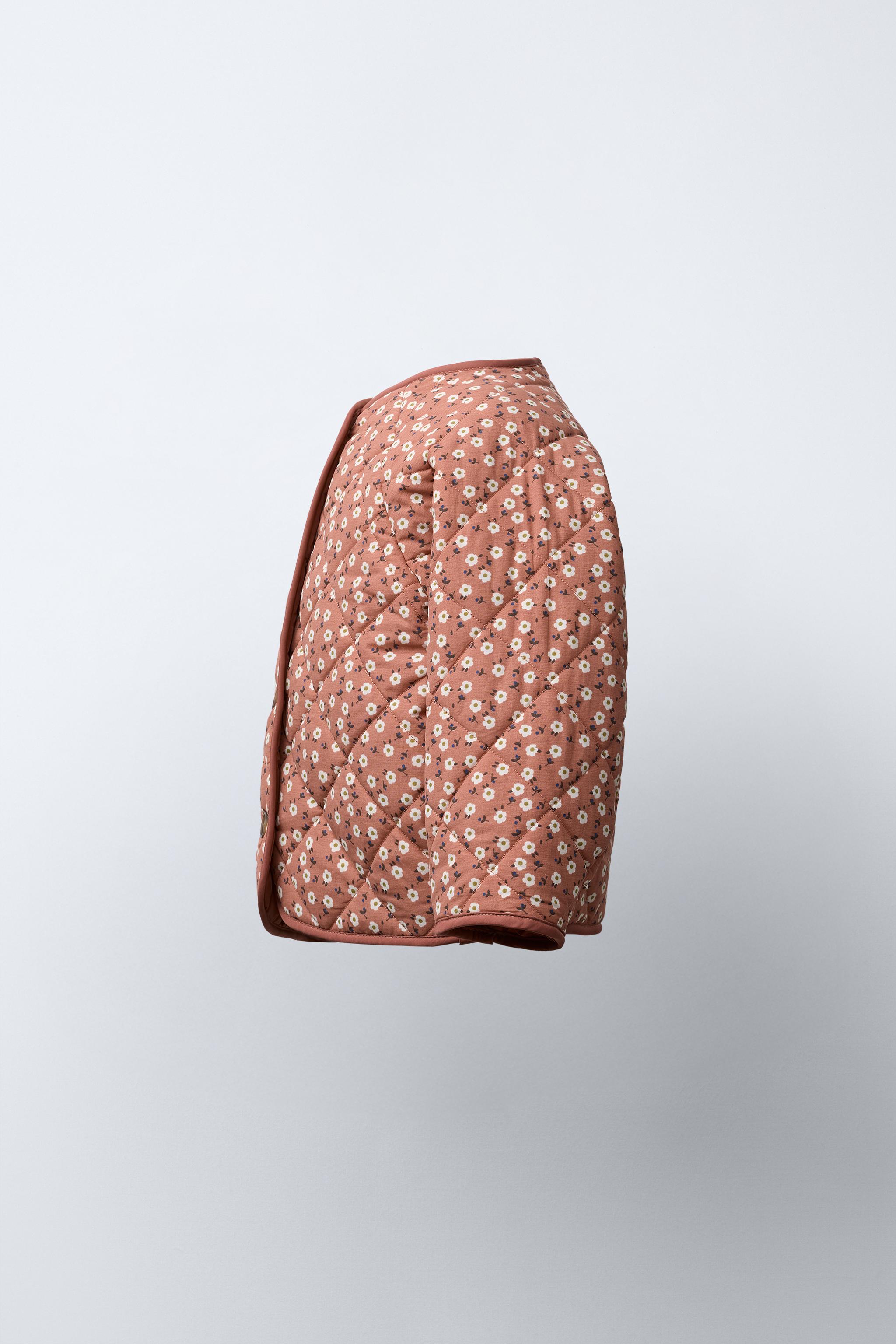 FLORAL PRINT NYLON JACKET