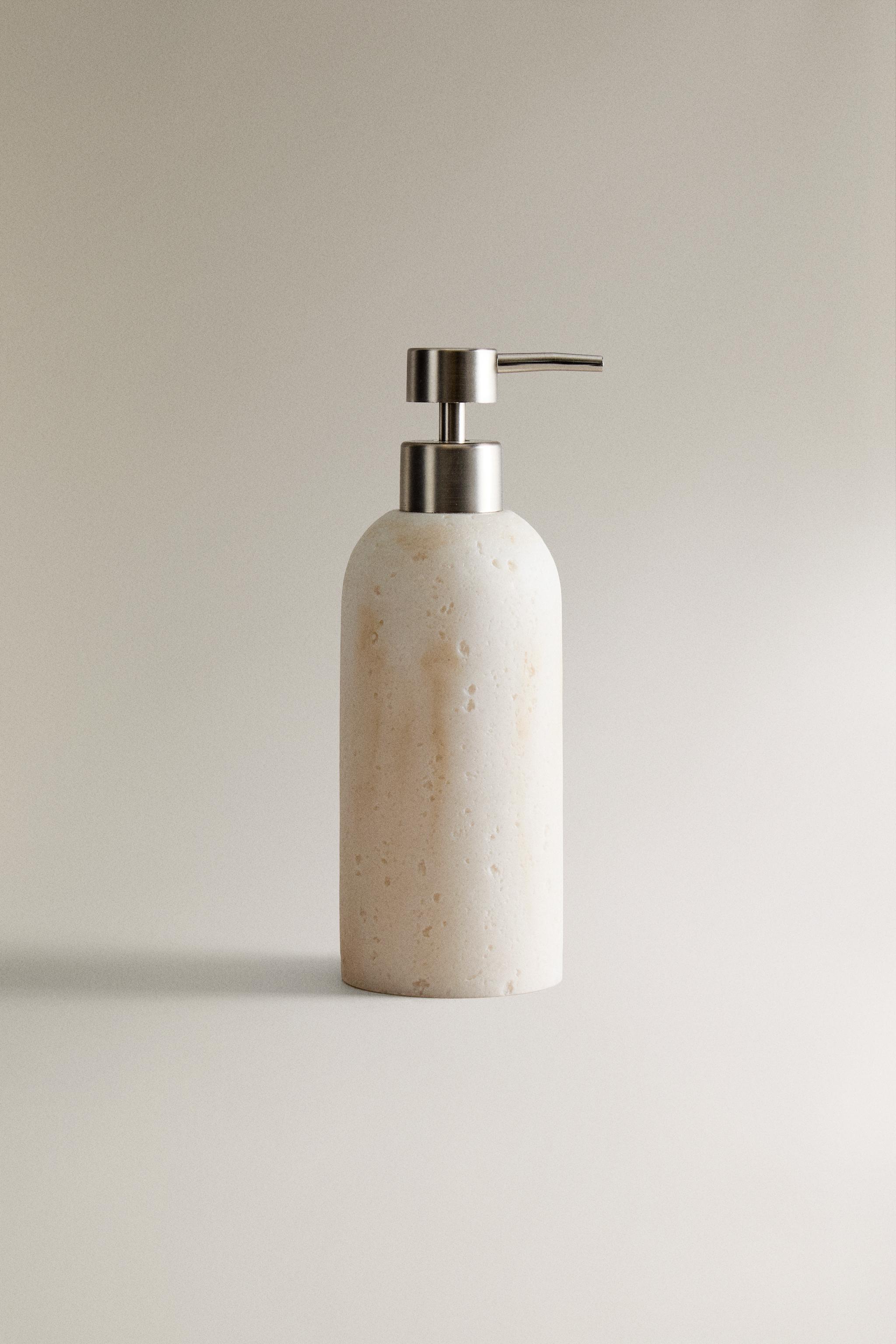 MARBLE-EFFECT SOAP DISPENSER