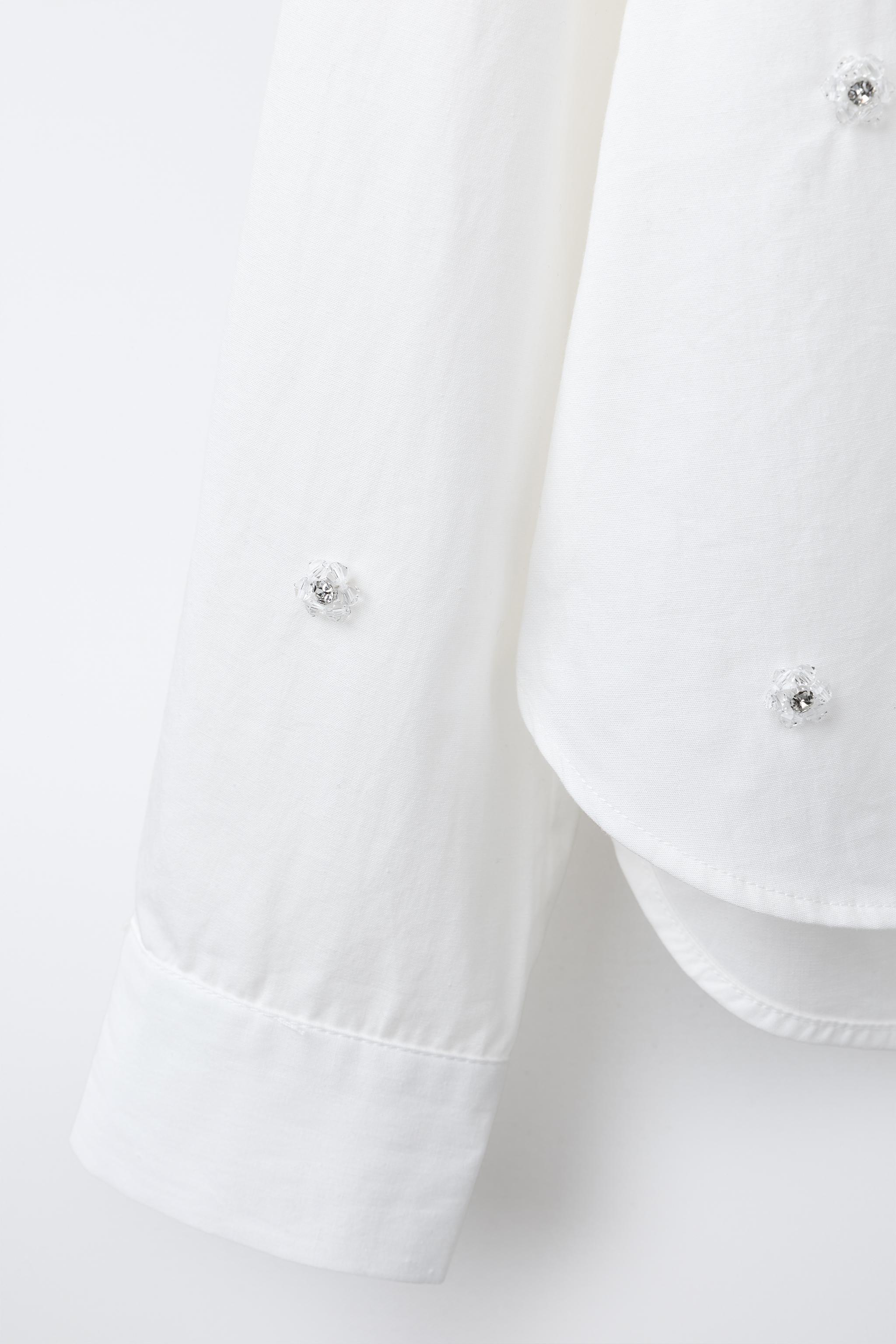 SPARKLY FLORAL SHIRT