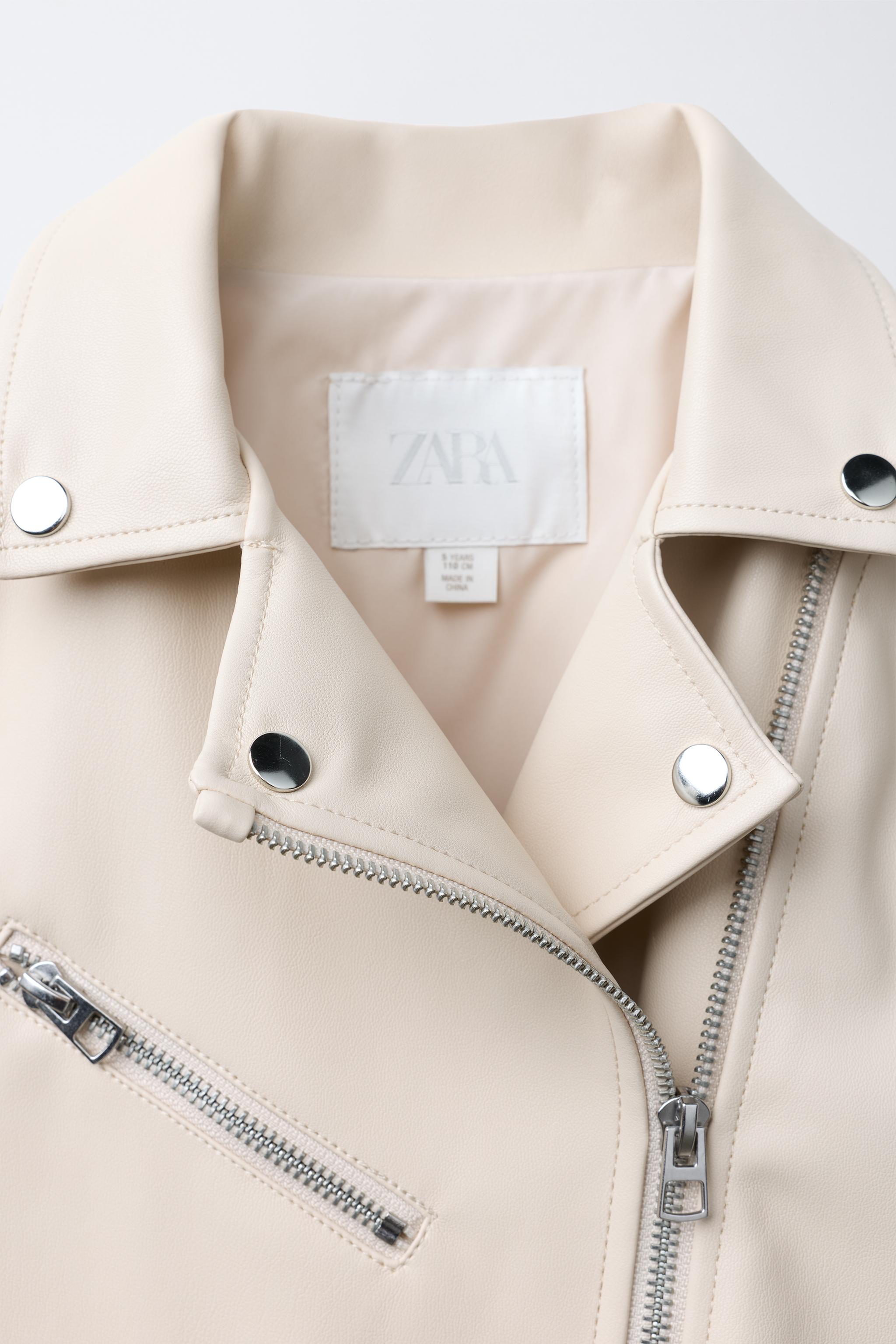 FAUX LEATHER BIKER JACKET