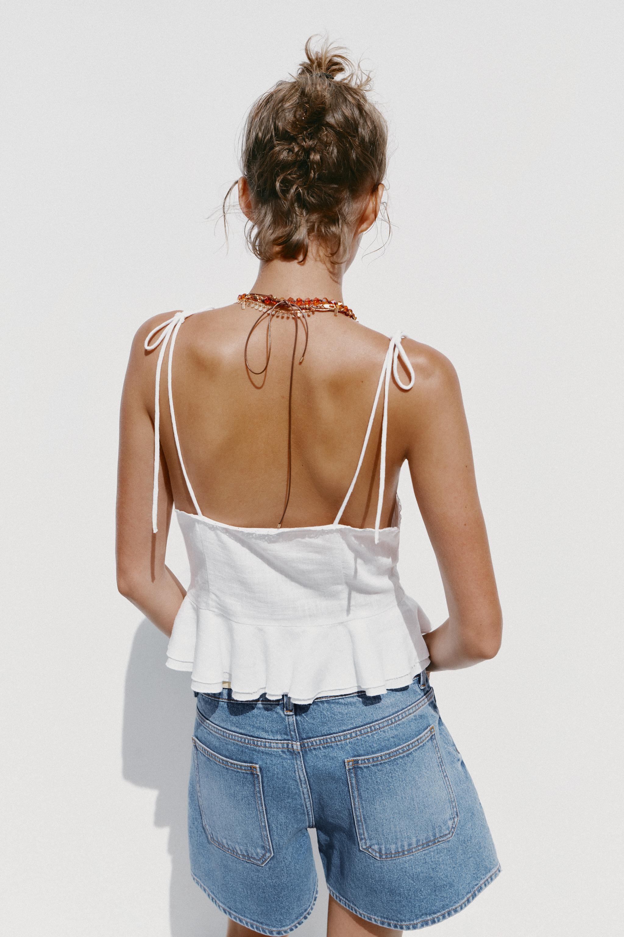 Z1975 BELTED DENIM SHORTS