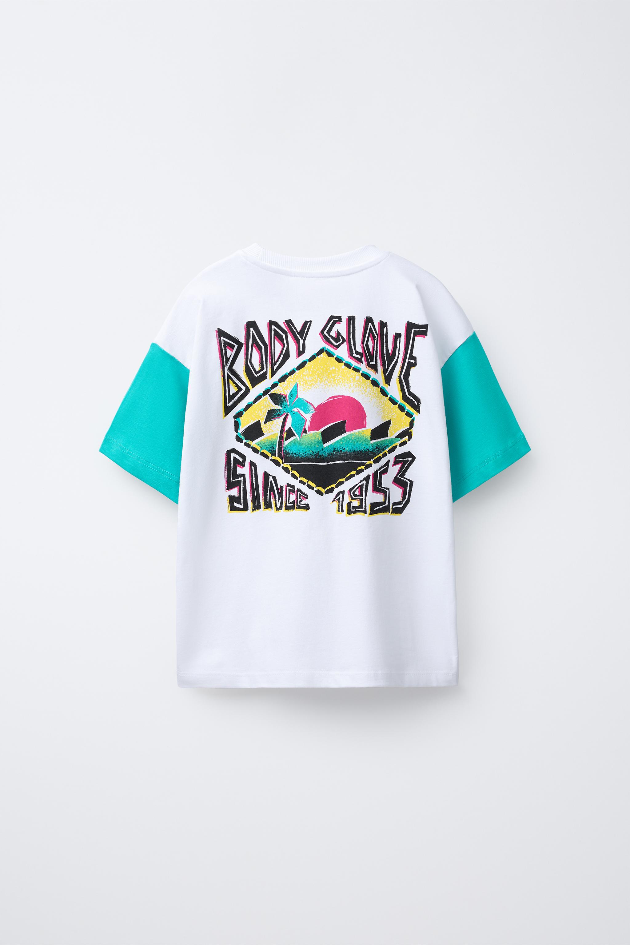 ZARA X BODY GLOVE ® CONTRAST SLEEVE T-SHIRT