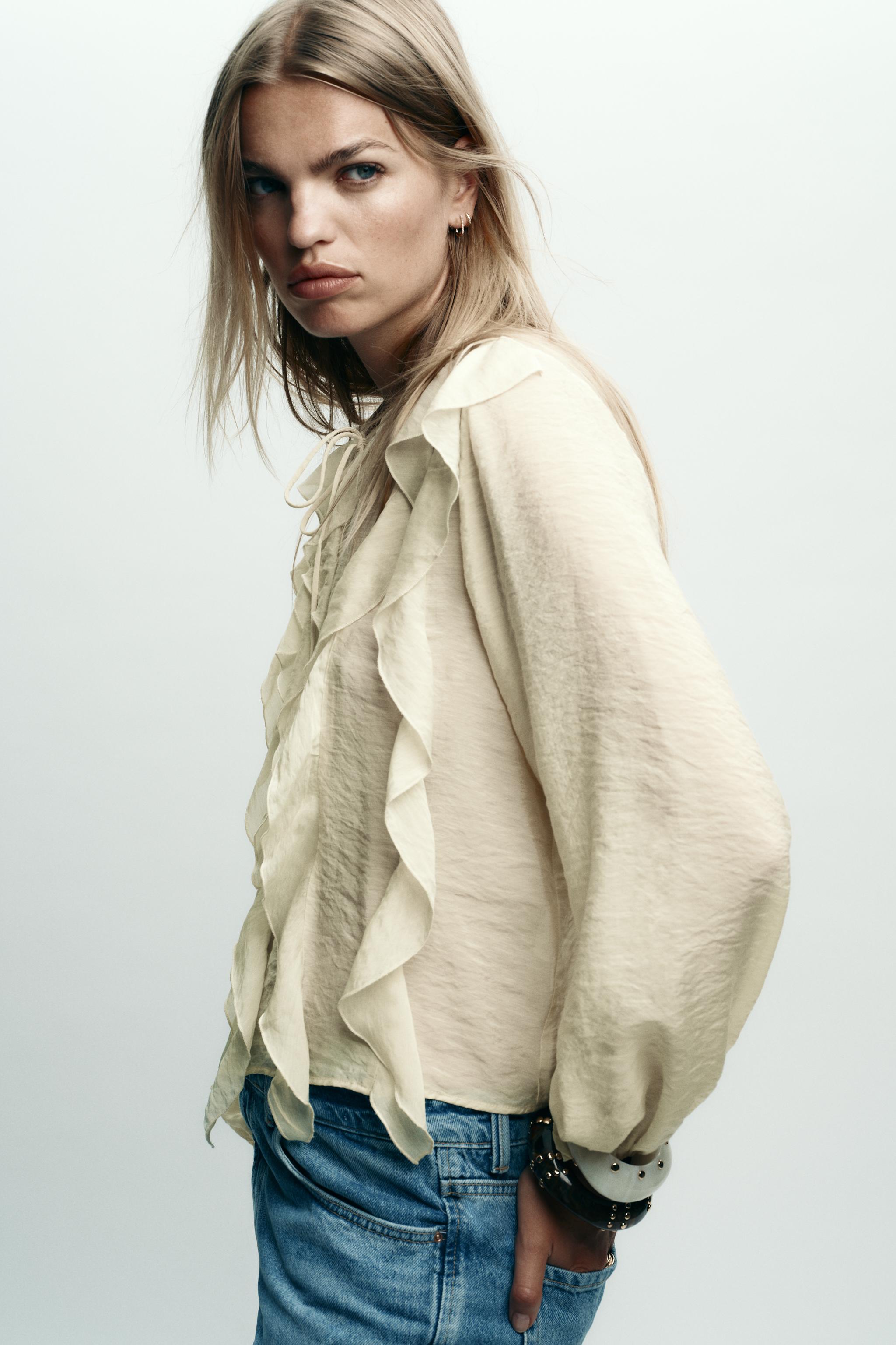 RUFFLED ROMANTIC BLOUSE