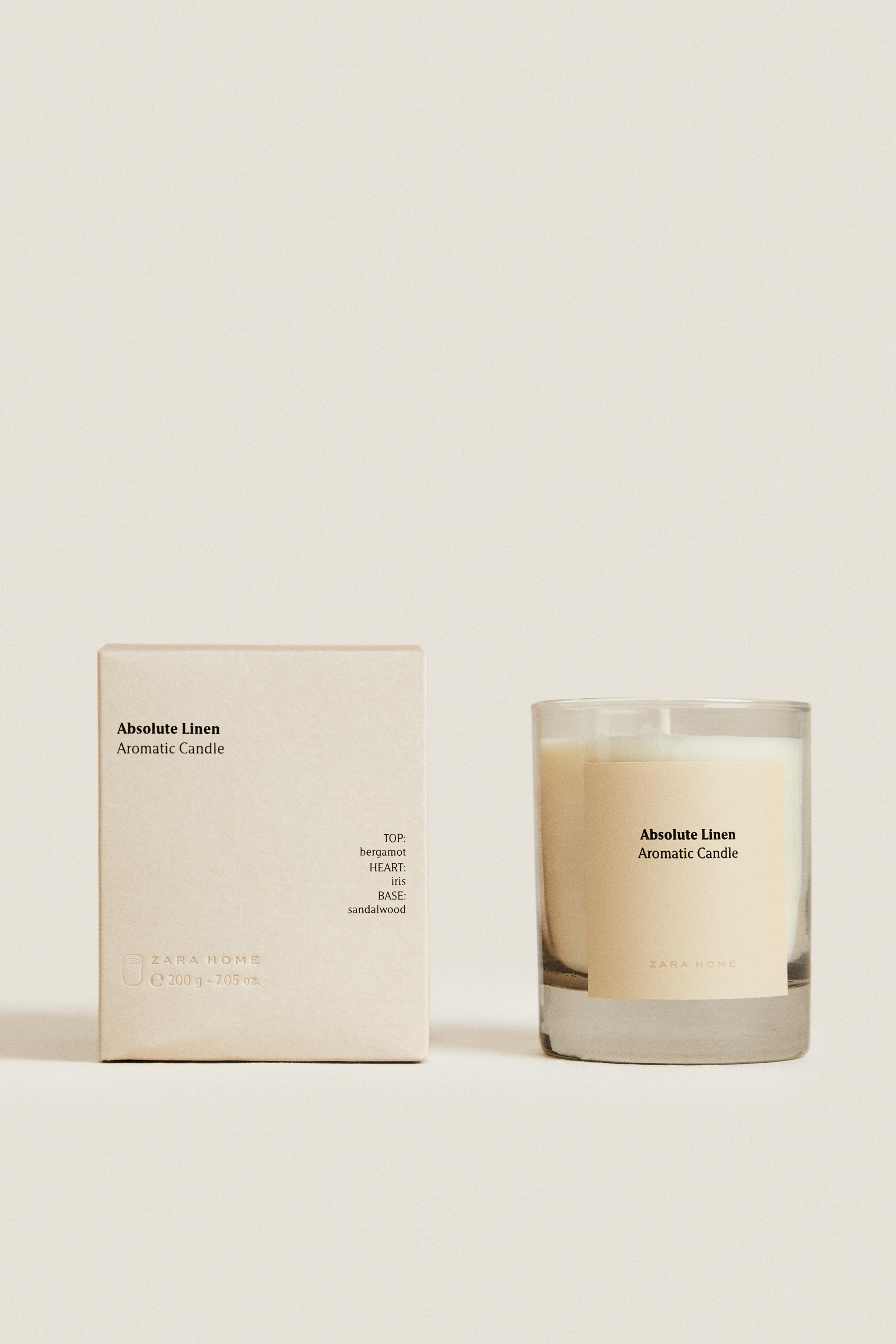 (200 G) ABSOLUTE LINEN SCENTED CANDLE
