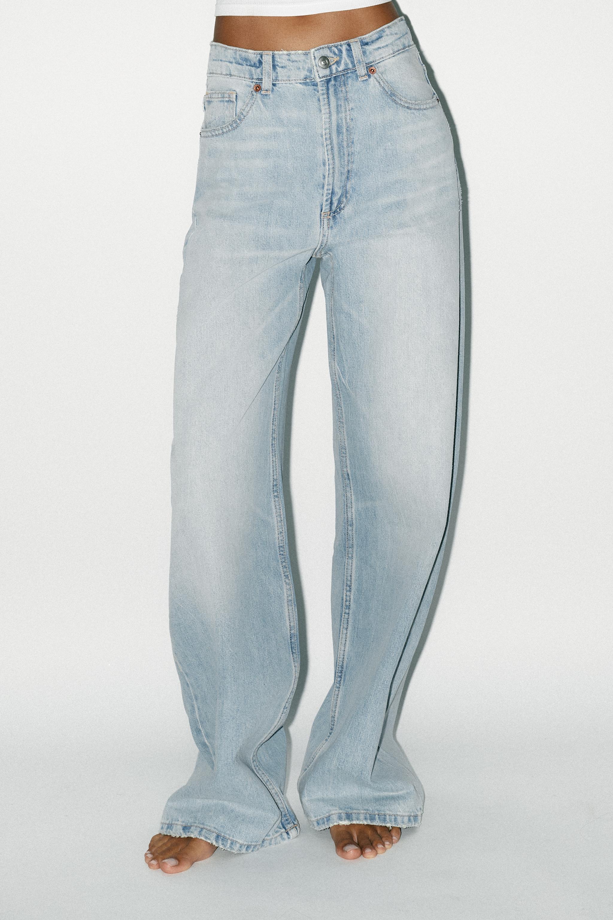 TRF HIGH WAIST EXTRA WIDE LEG JEANS