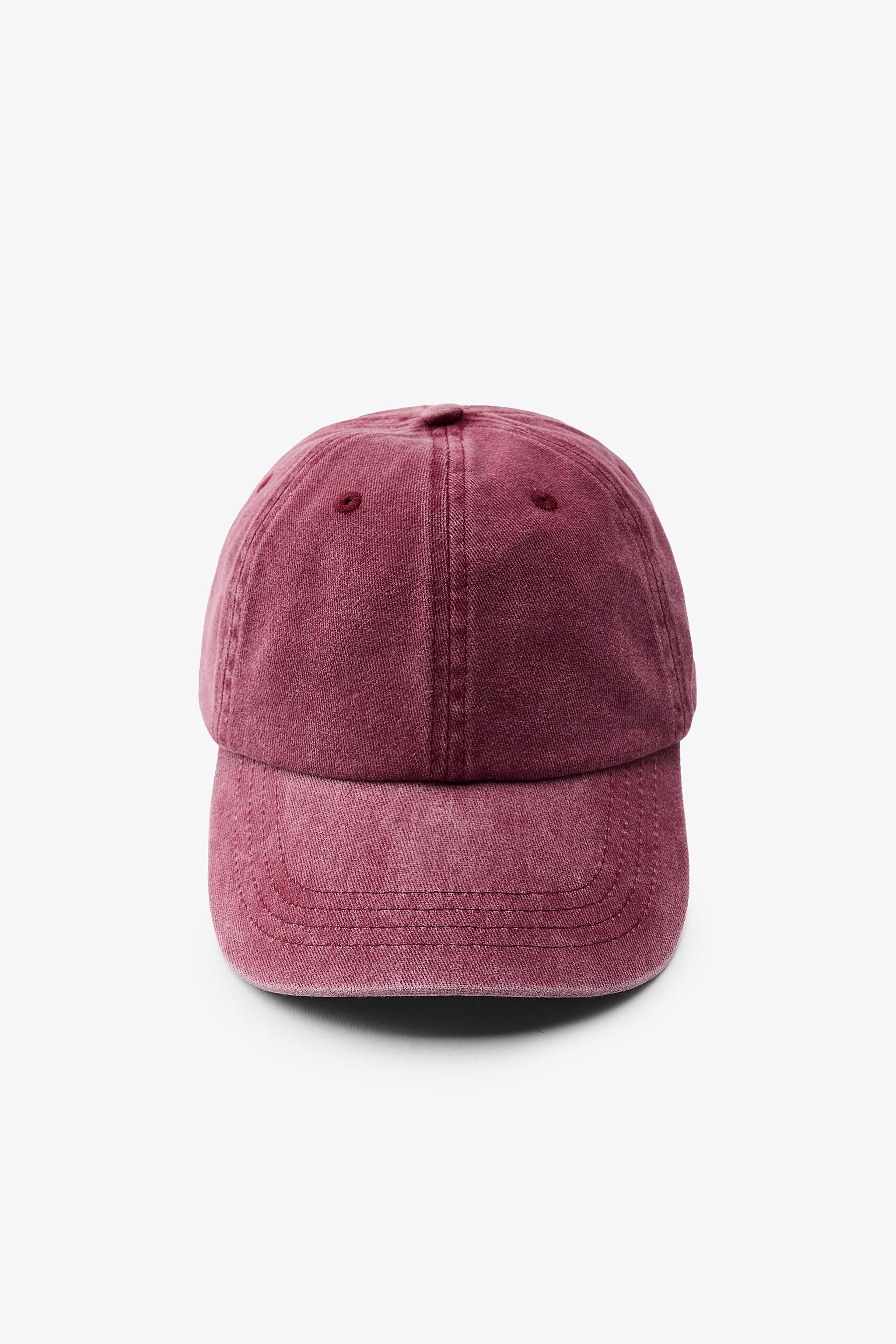 WASHED EFFECT TWILL CAP