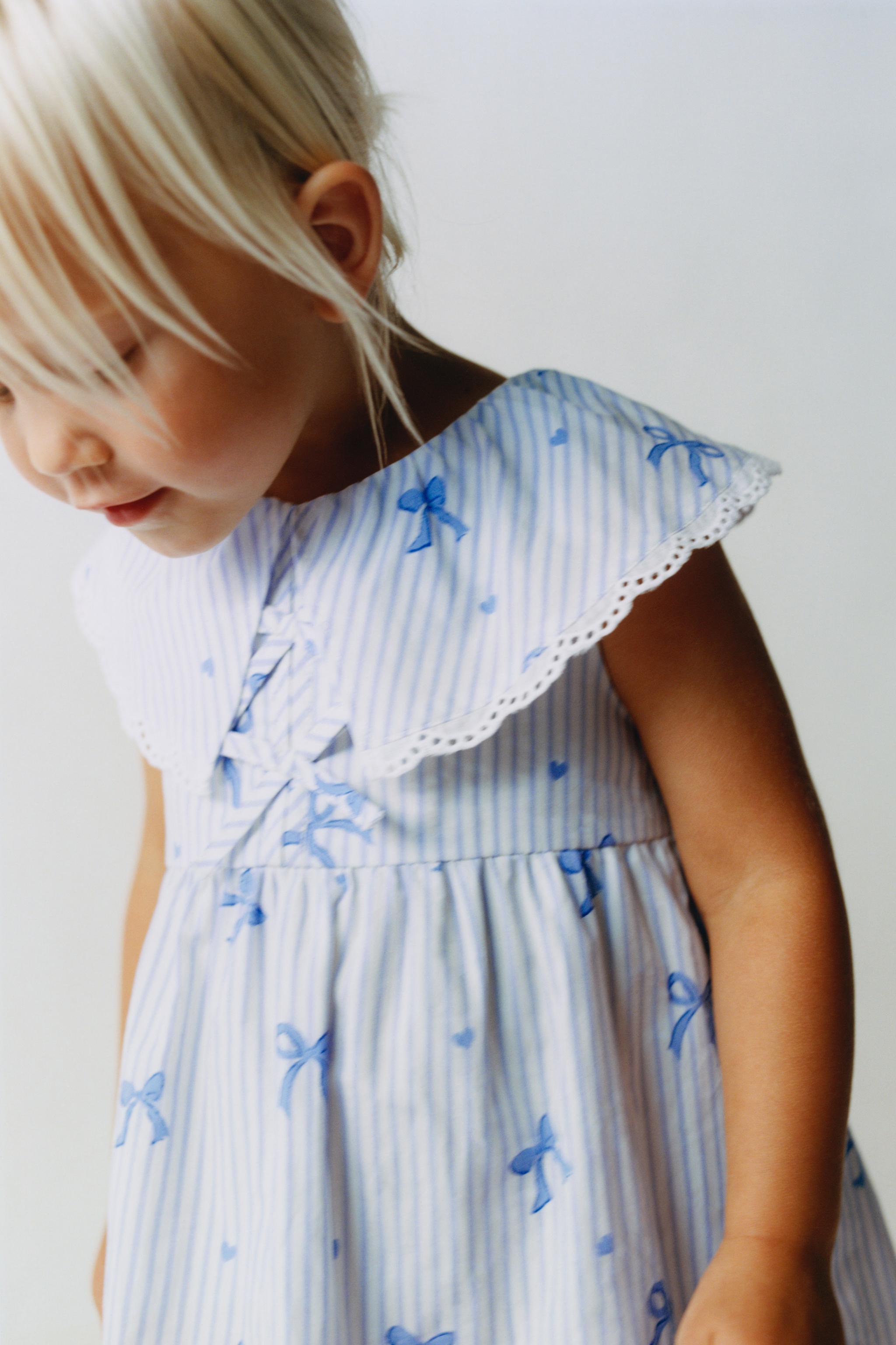 STRIPED BOW DRESS