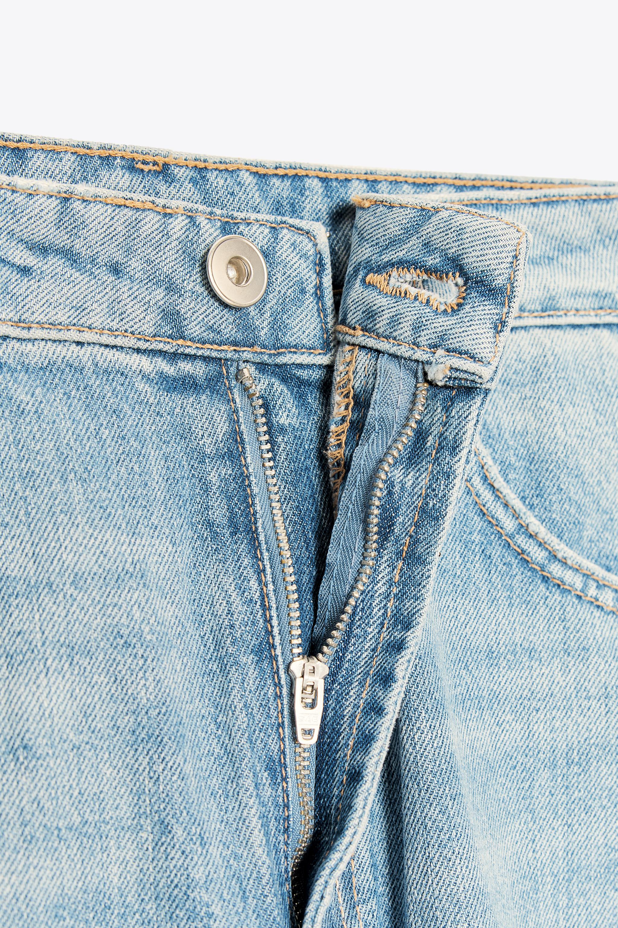 TRF MID-RISE BAGGY BALLOON JEANS