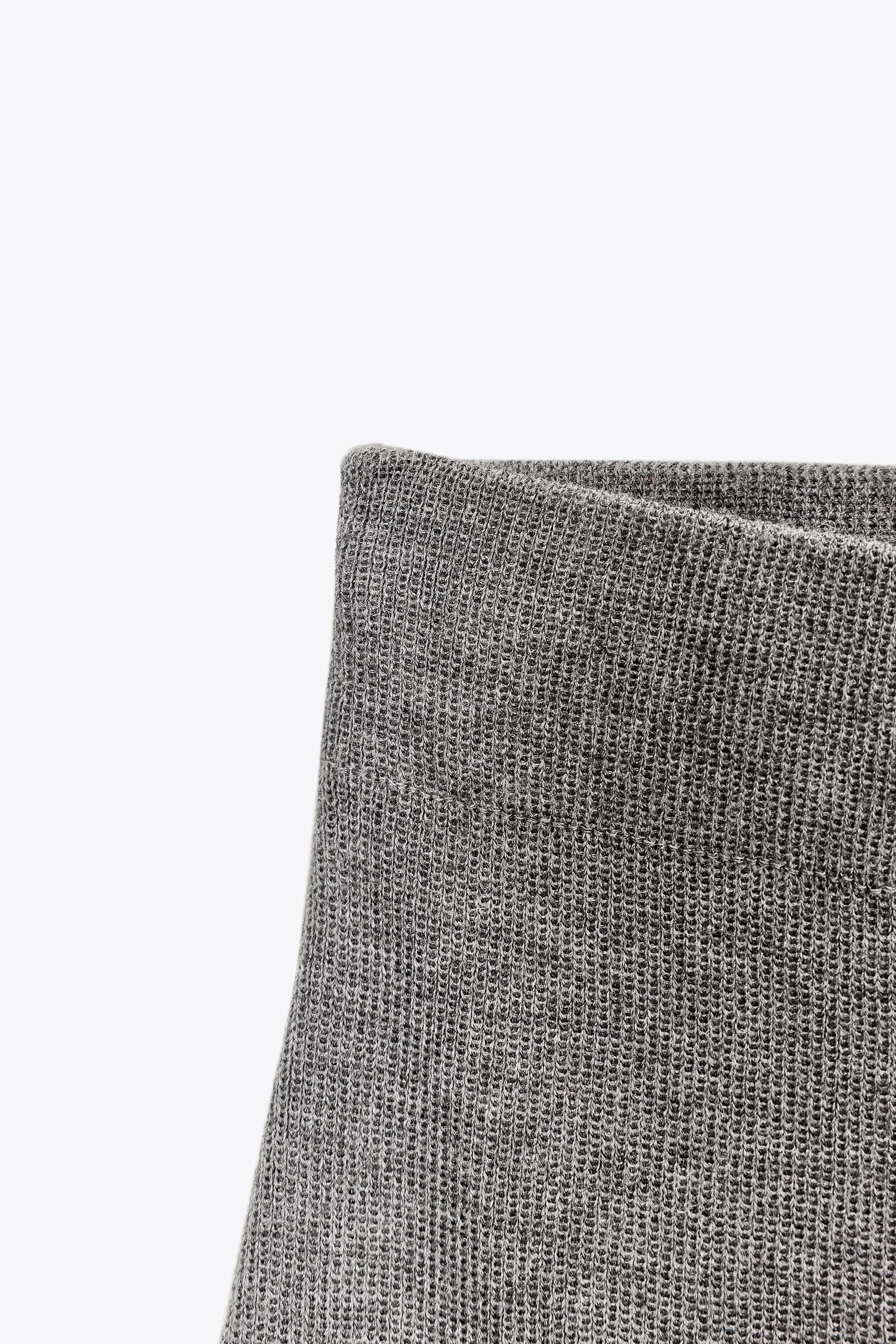 PLAIN KNIT MIDI SKIRT