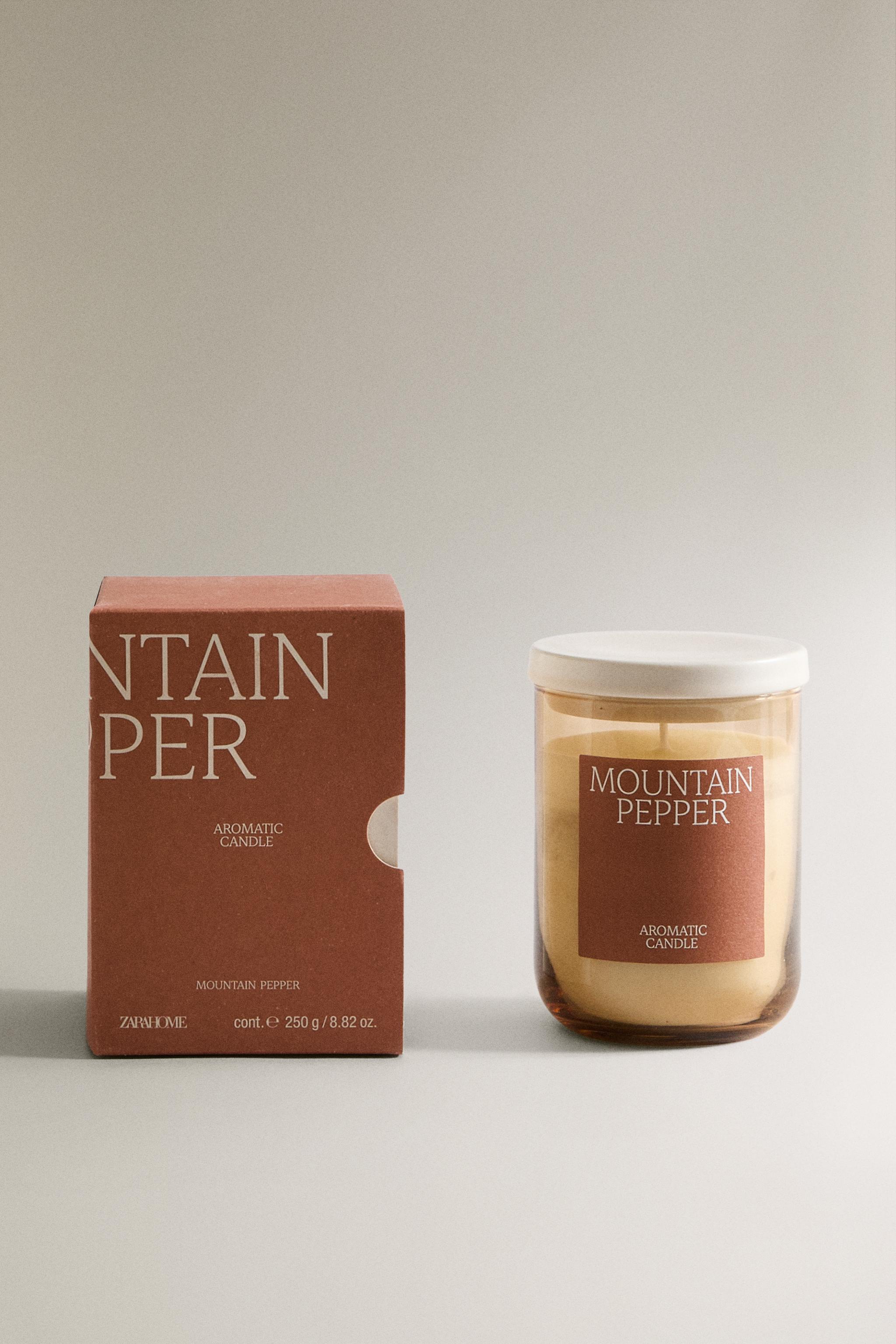 (250 G) MOUNTAIN PEPPER SCENTED CANDLE