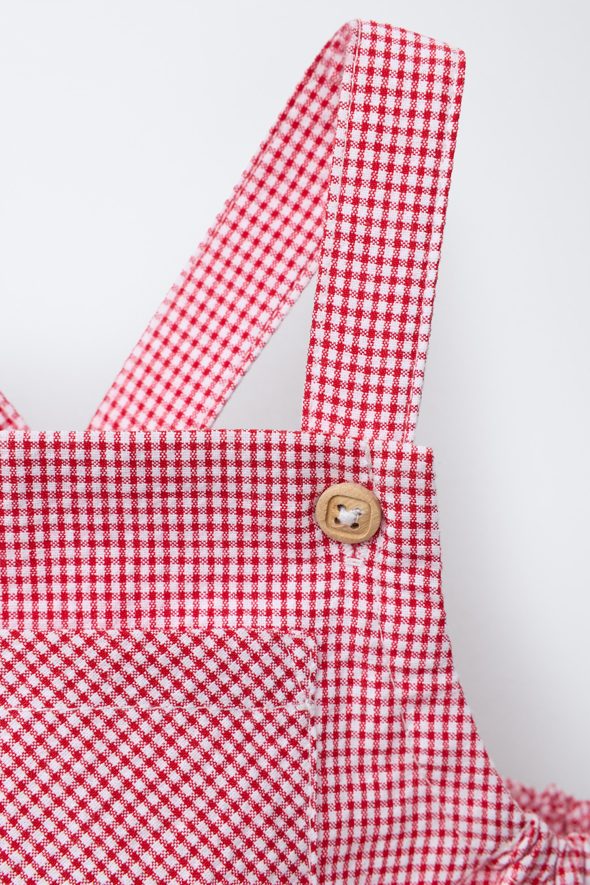 GINGHAM ROMPER