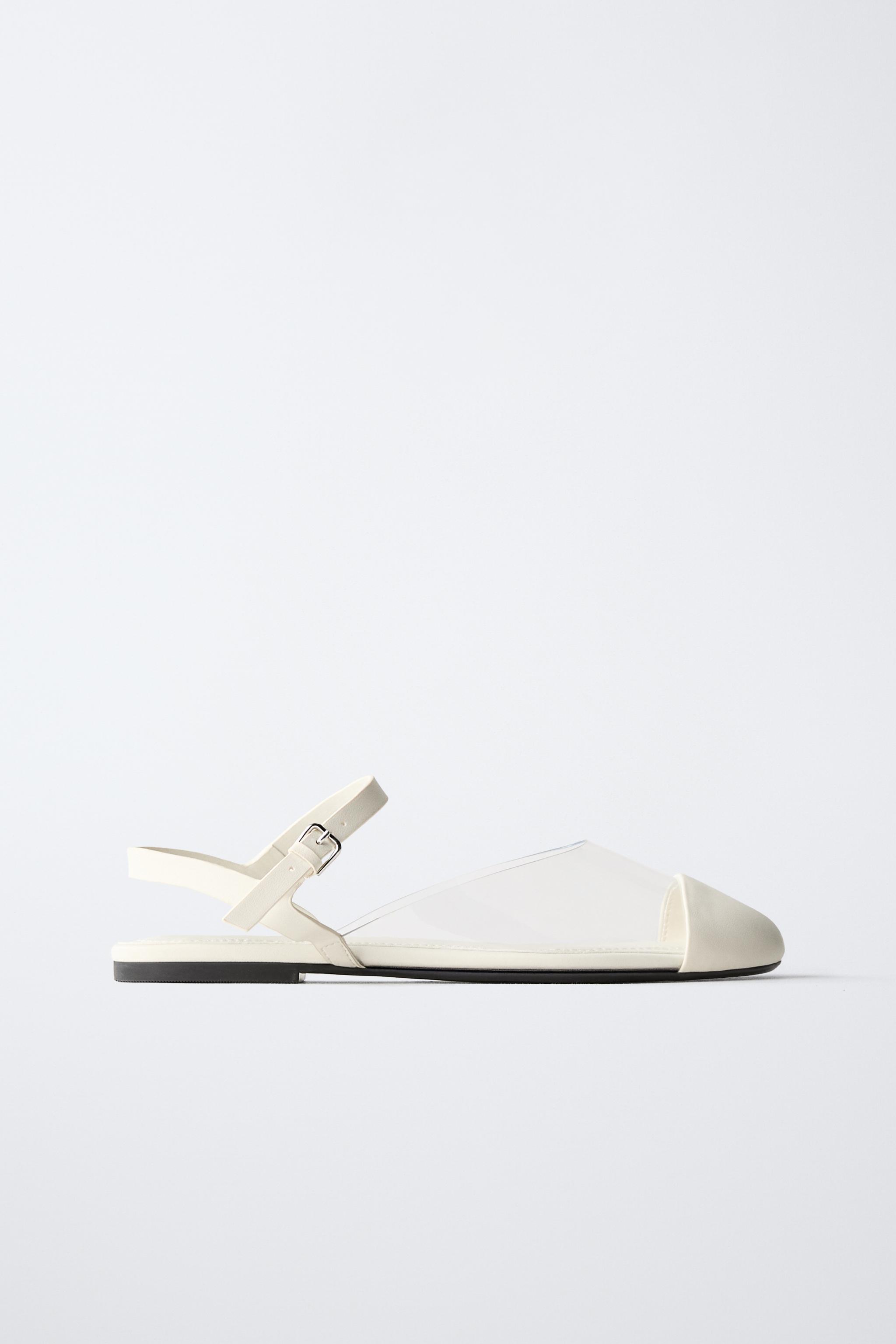 VINYL SLINGBACK SHOES