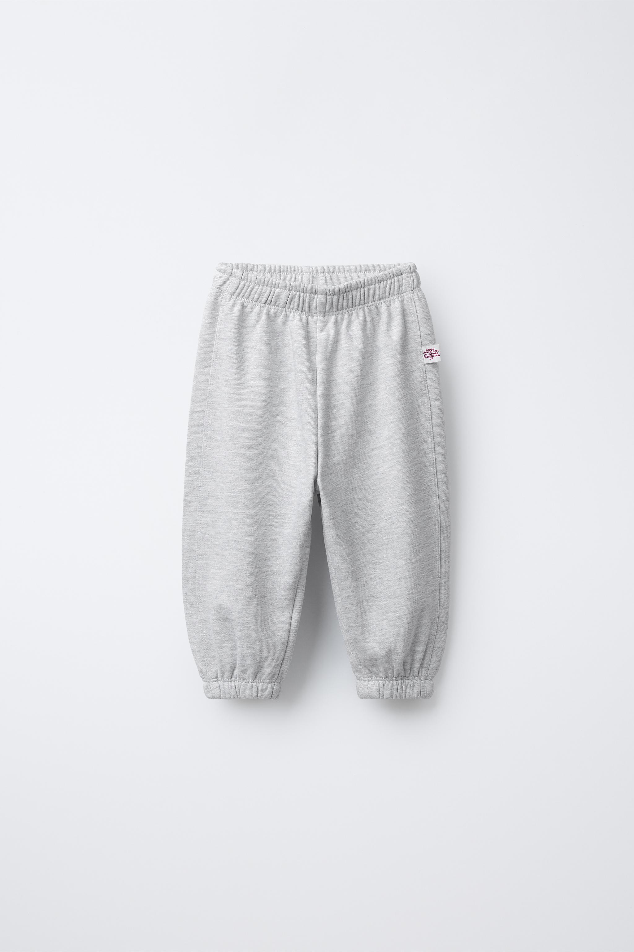TWO-PACK OF PLUSH JOGGER PANTS WITH LABEL