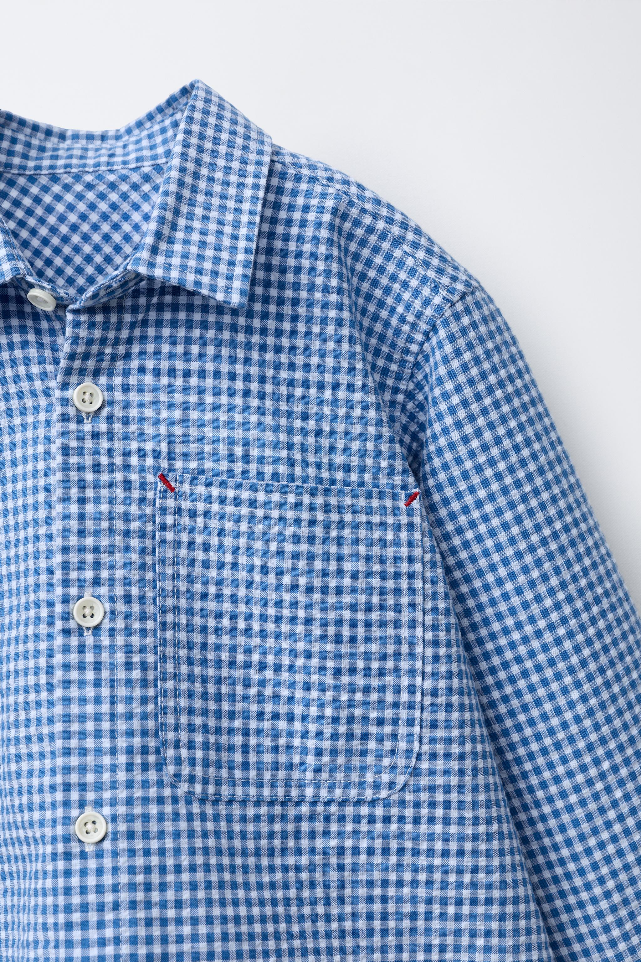 POCKET GINGHAM SHIRT