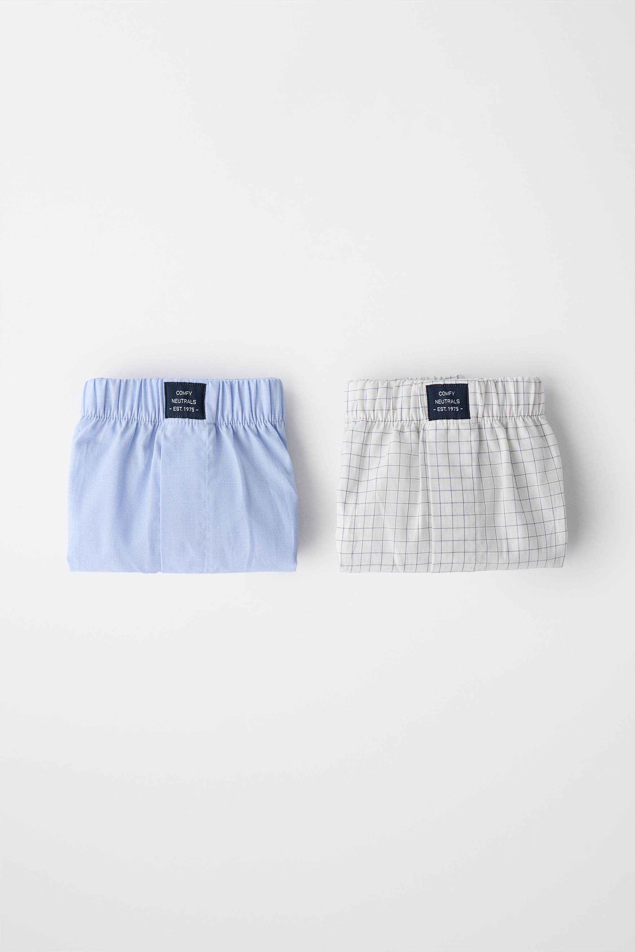 AGE 8-14/ TWO-PACK OF POPLIN BOXERS