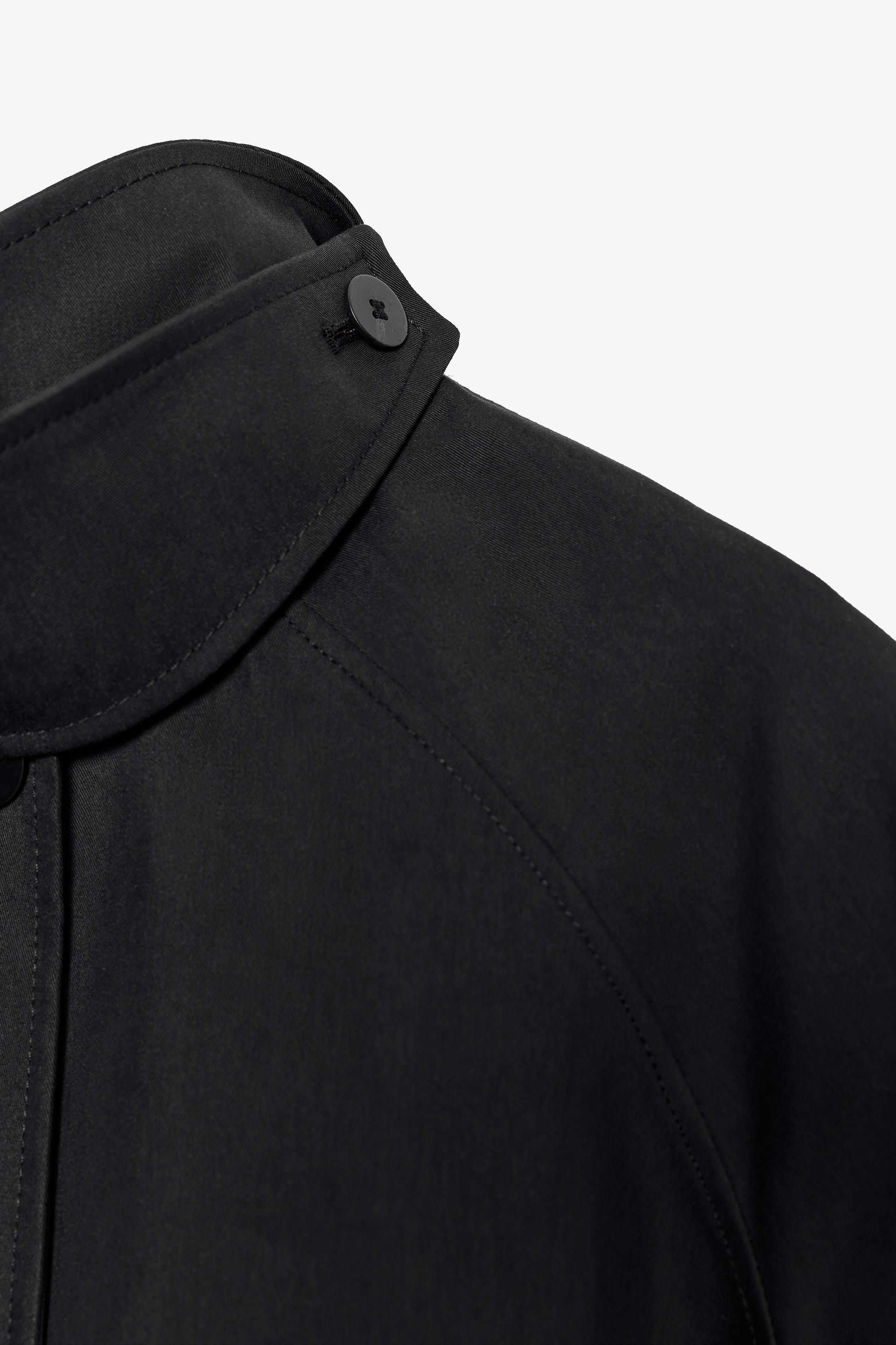 ZW COLLECTION BUTTON LONG TRENCH COAT