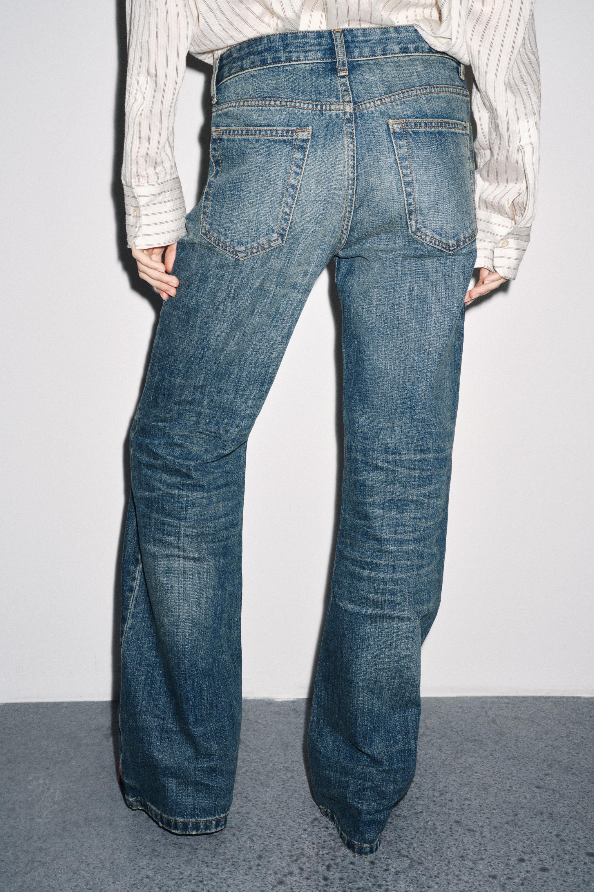 ZW COLLECTION LOW RISE BOOTCUT JEANS