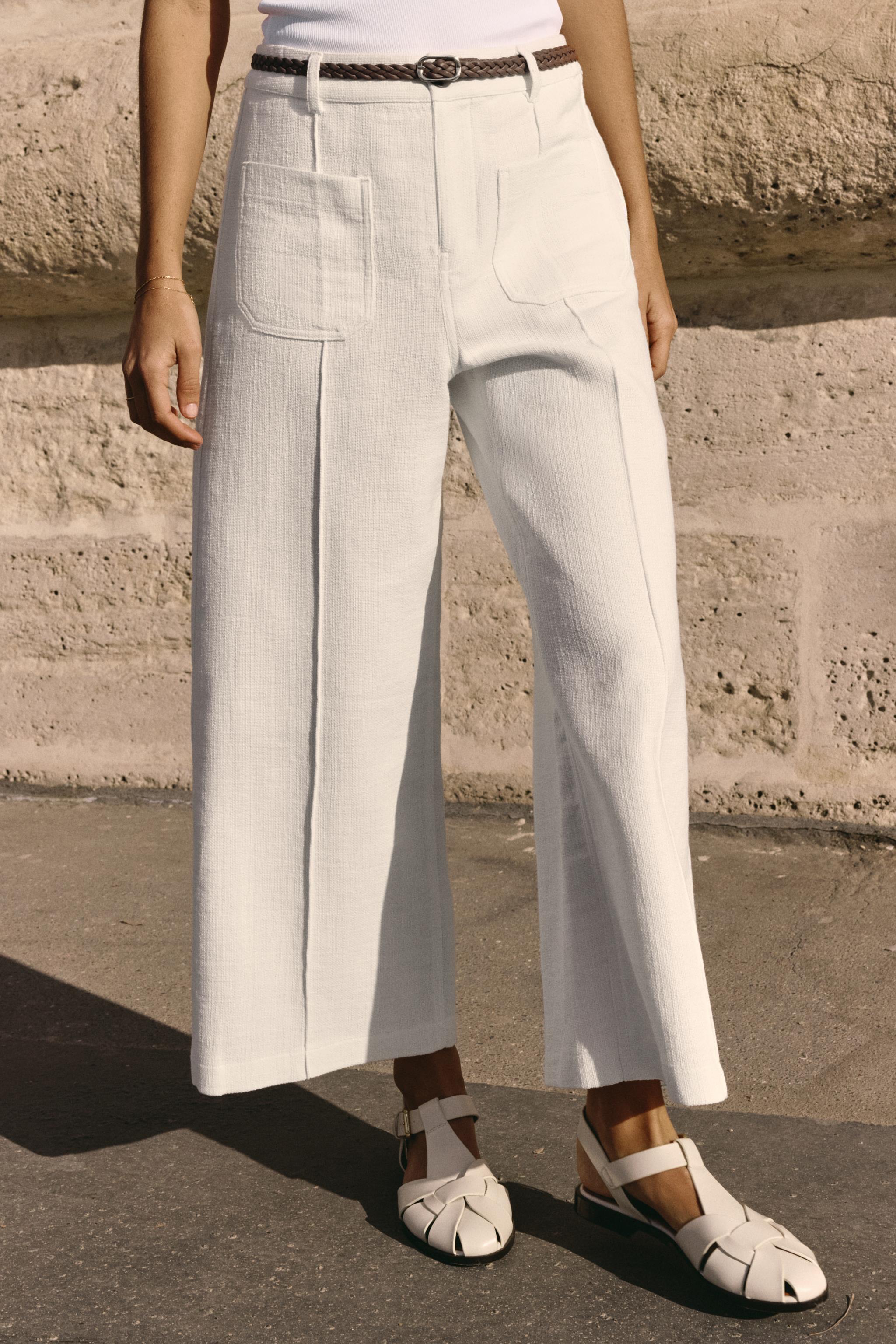 BRAIDED BELT CULOTTES