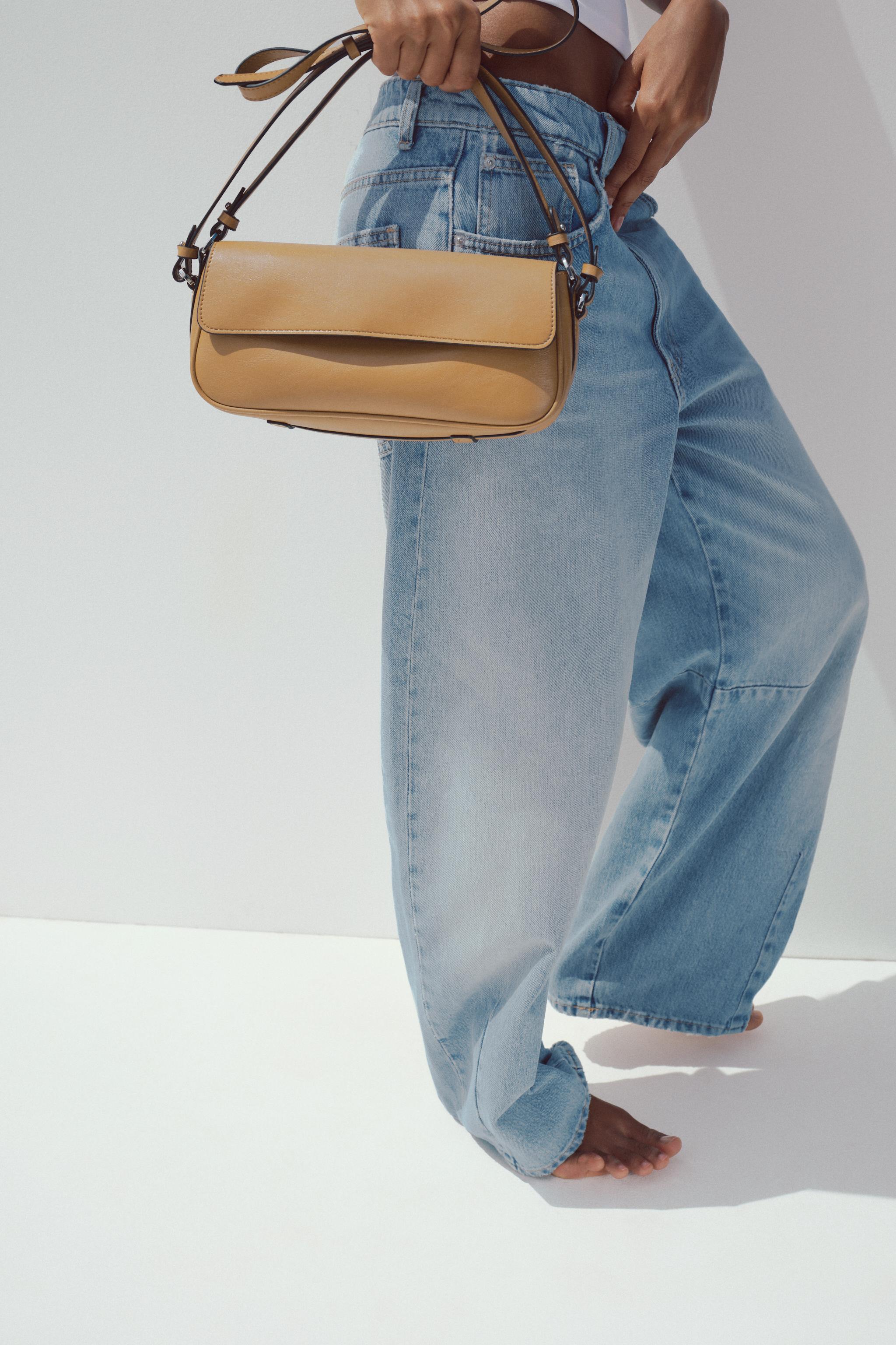 DOUBLE HANDLE CROSSBODY BAG