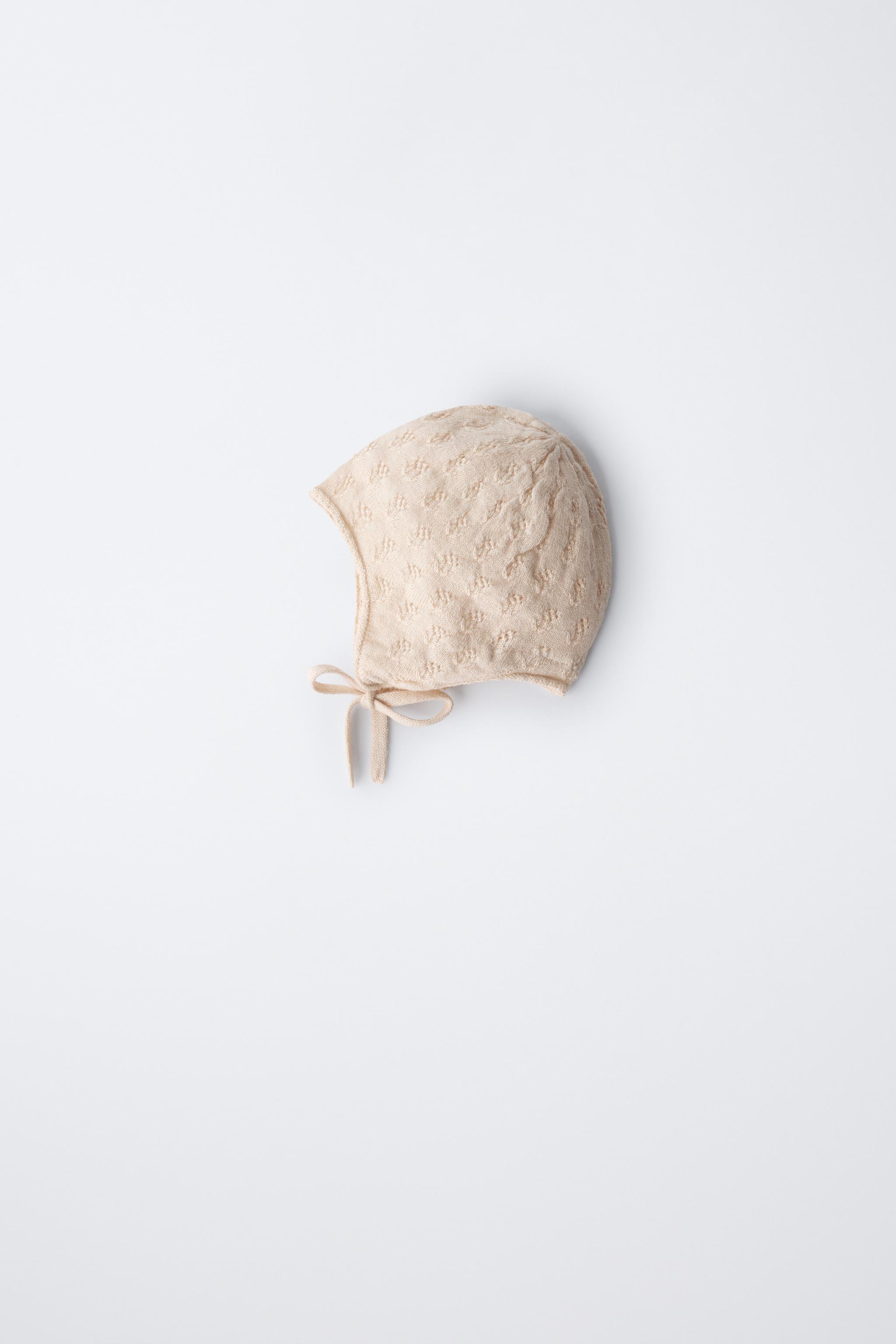 KNIT BONNET COTTON, SILK AND CASHMERE TEXTURE