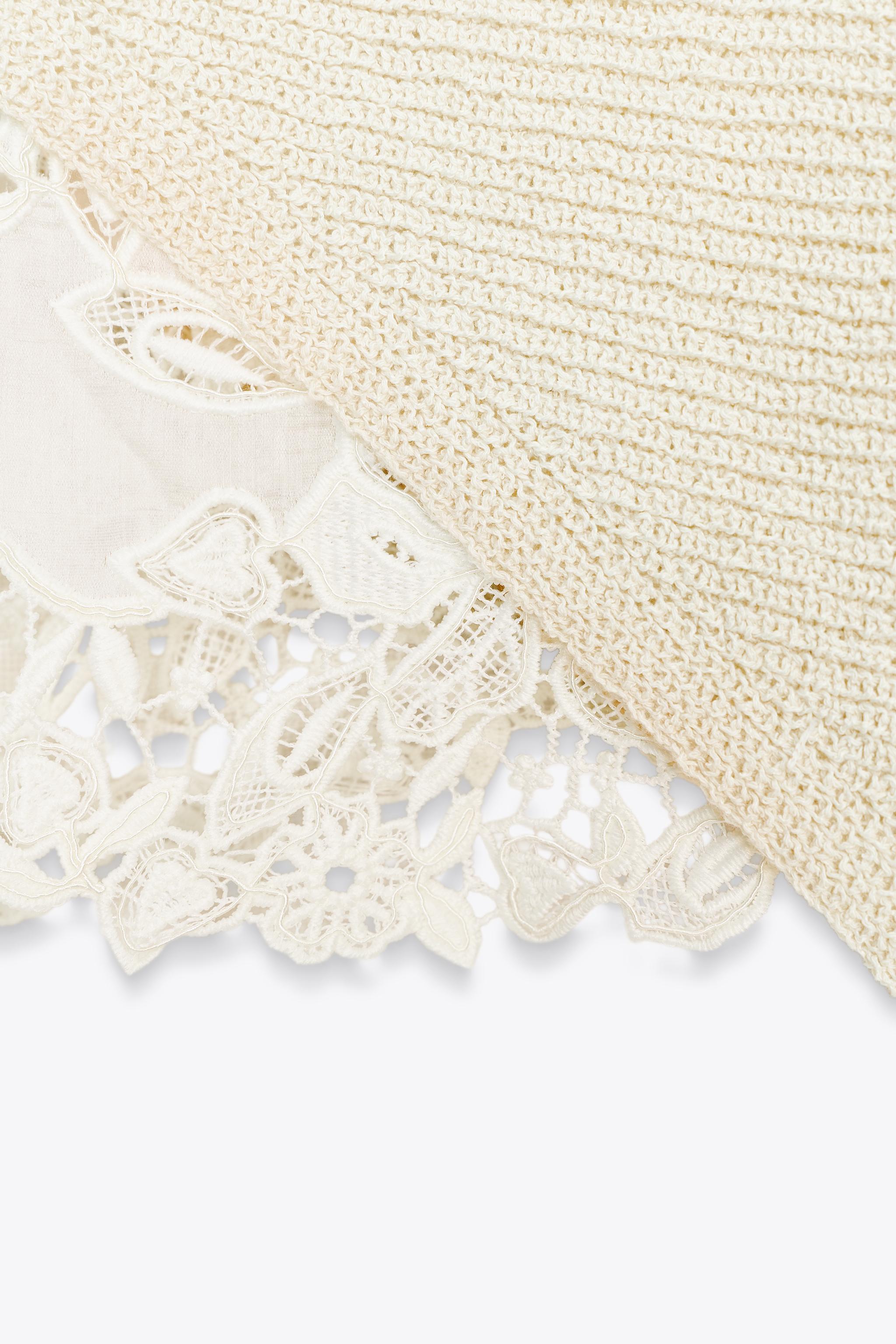 ASYMMETRICAL COMBINATION KNIT TOP