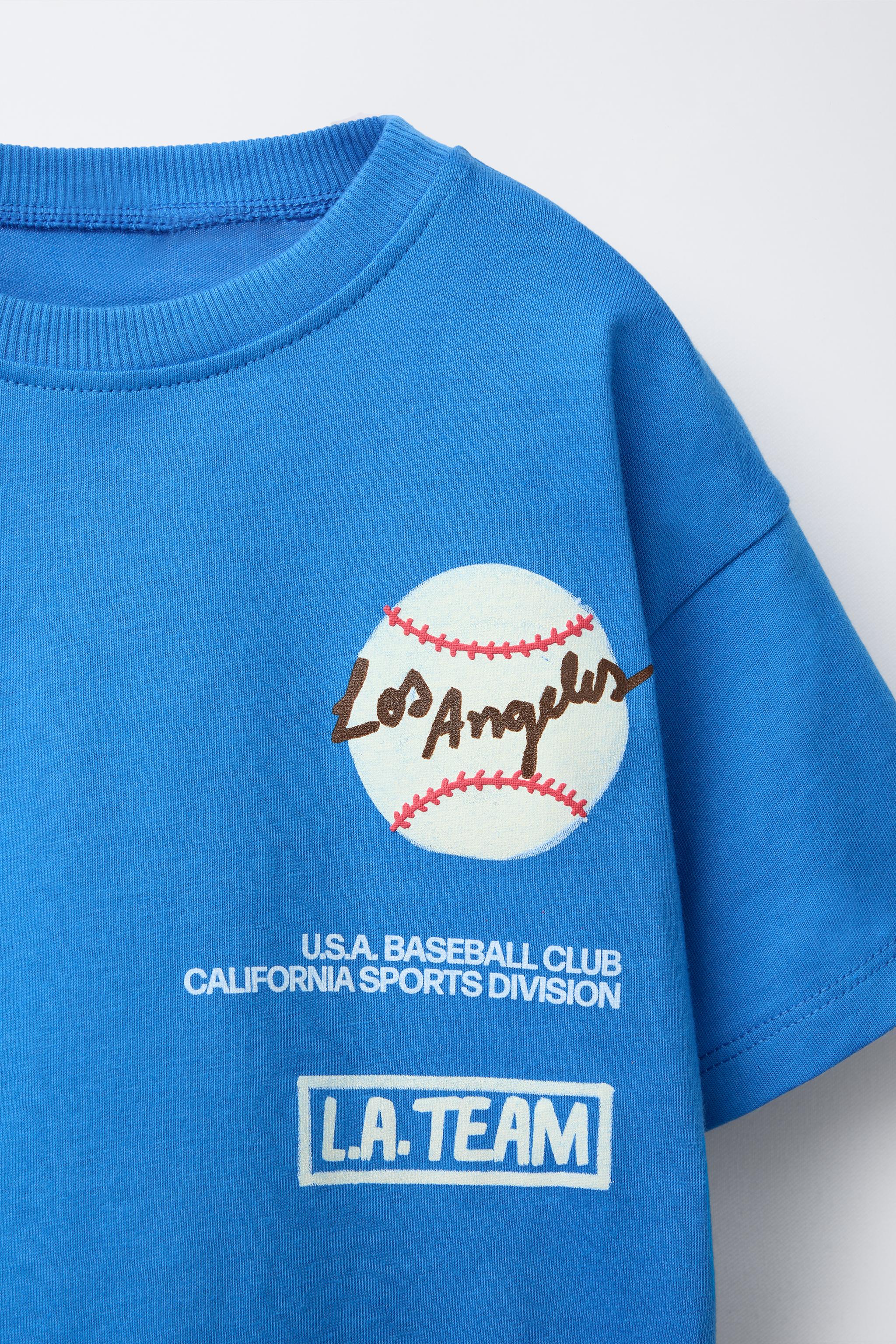 BASEBALL PRINT T-SHIRT