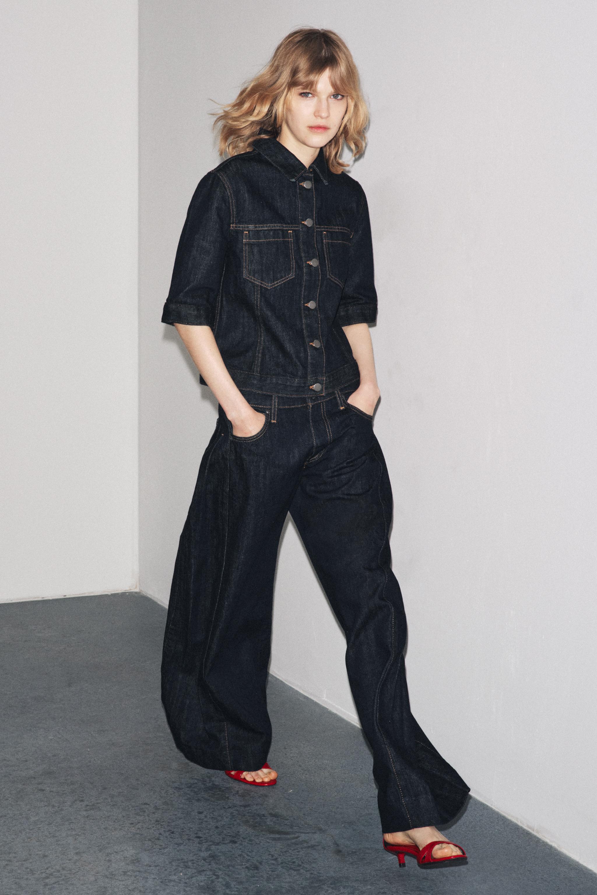 PATCH POCKET DENIM JACKET ZW COLLECTION