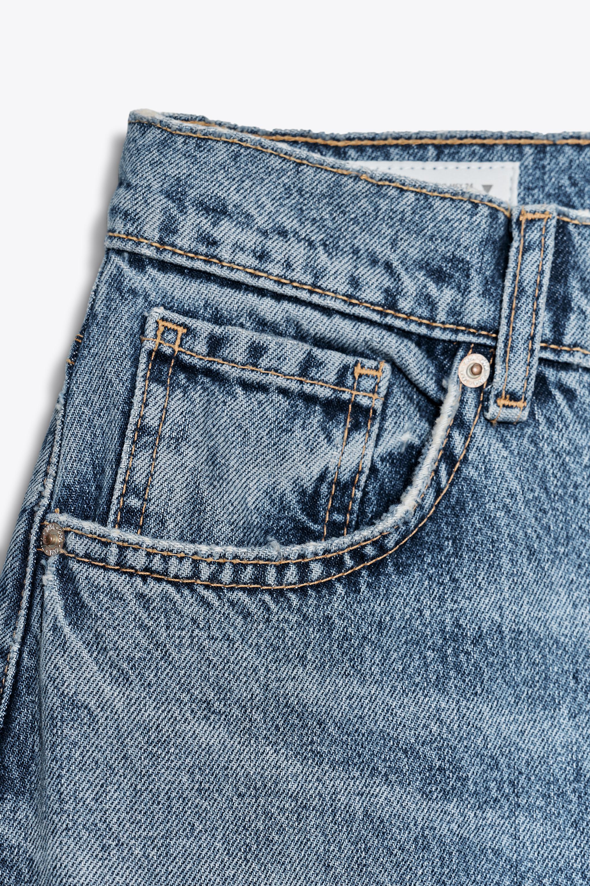 HIGH WAIST TRF BARREL JEANS