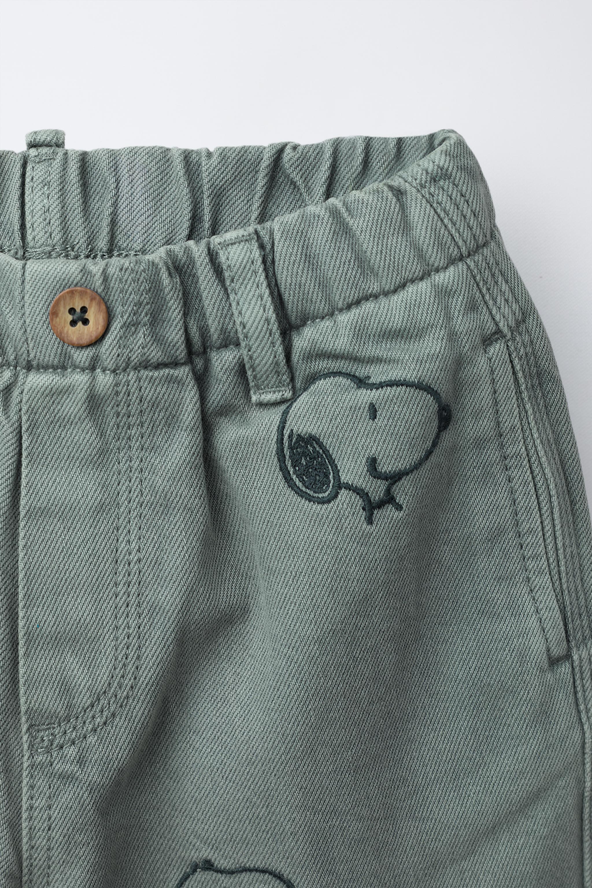 SNOOPY PEANUTS™ TWILL BAGGY PANTS