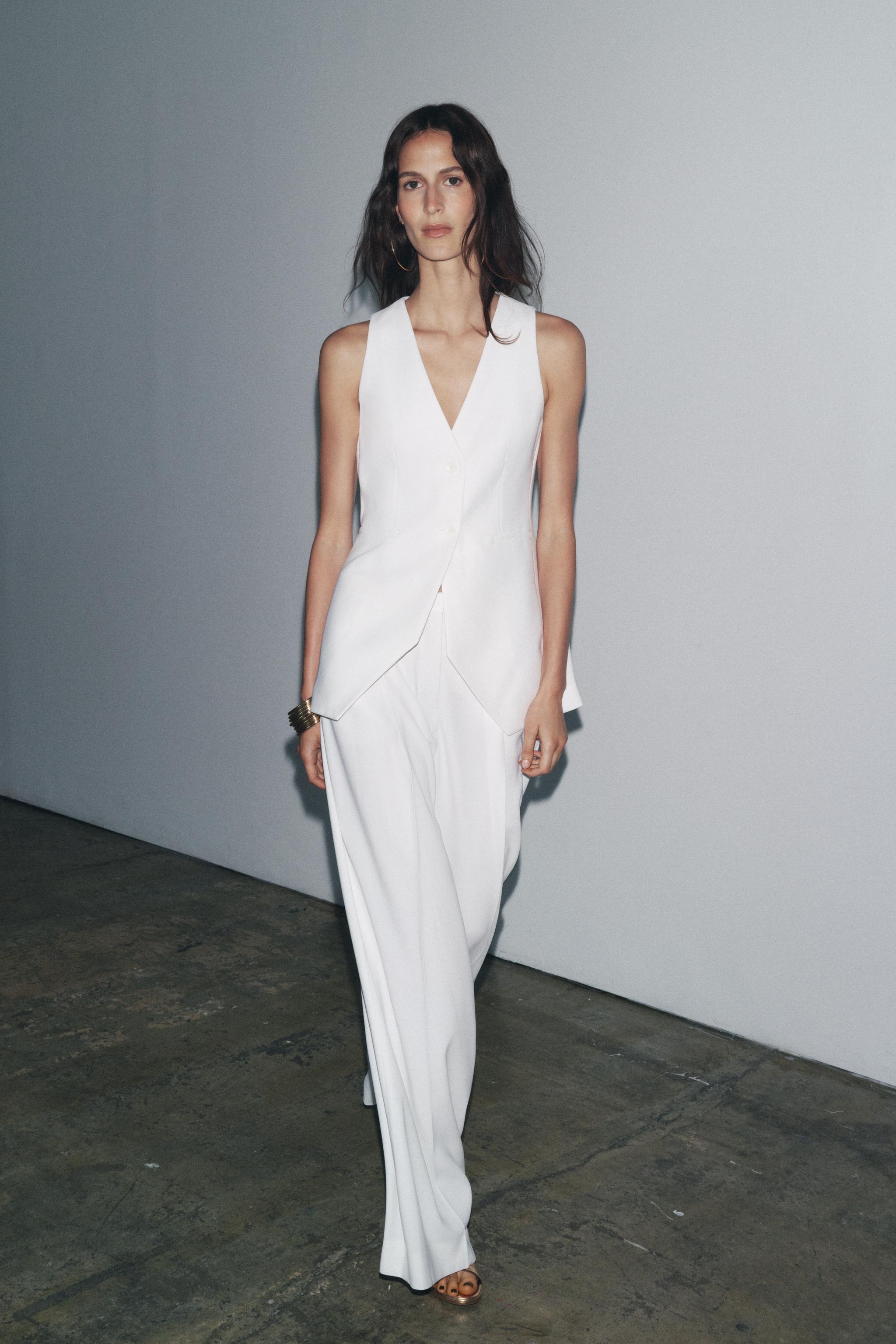 ZW COLLECTION WIDE LEG PLEATED PANTS