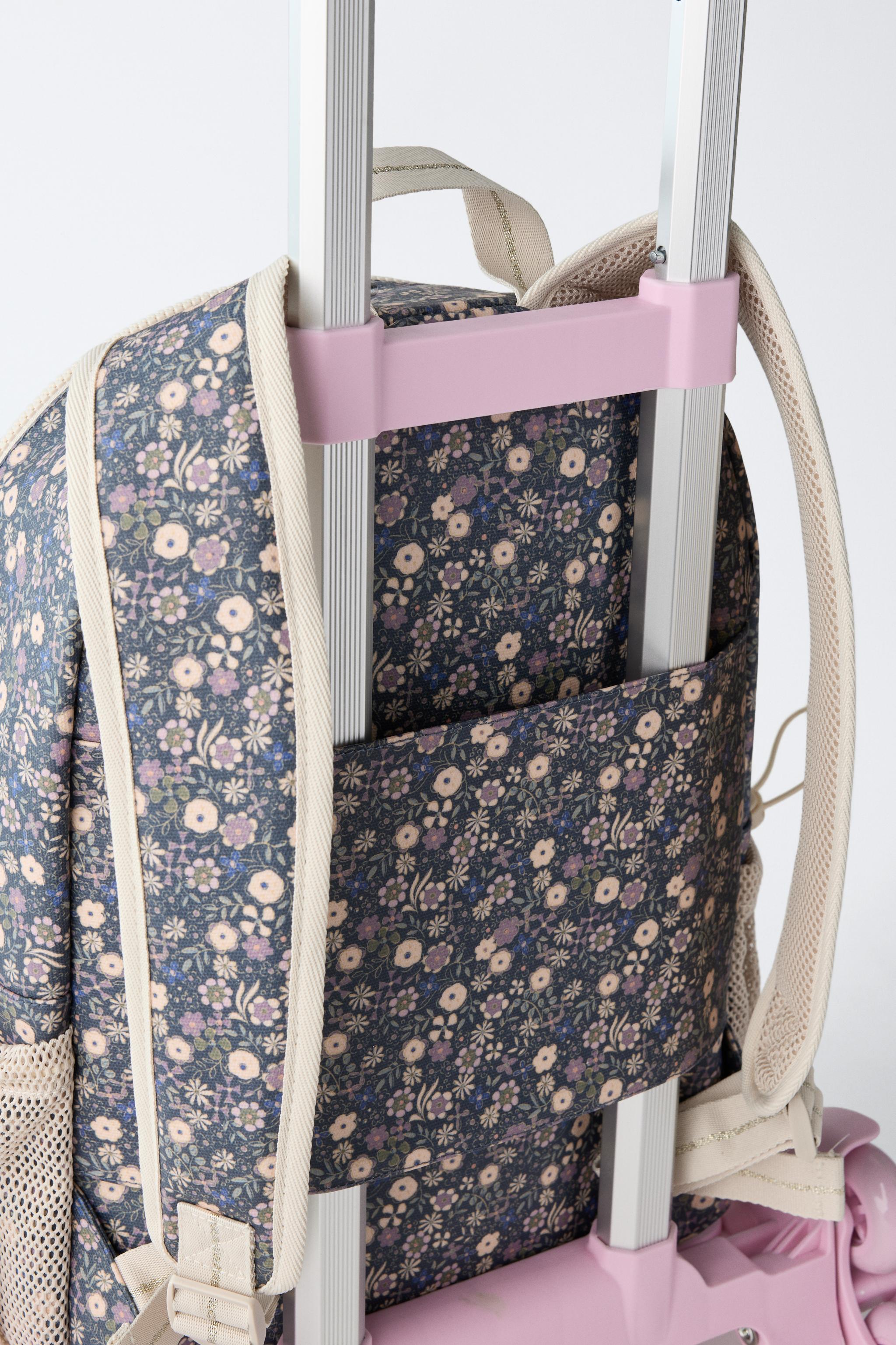 FLORAL SCHOOL BACKPACK